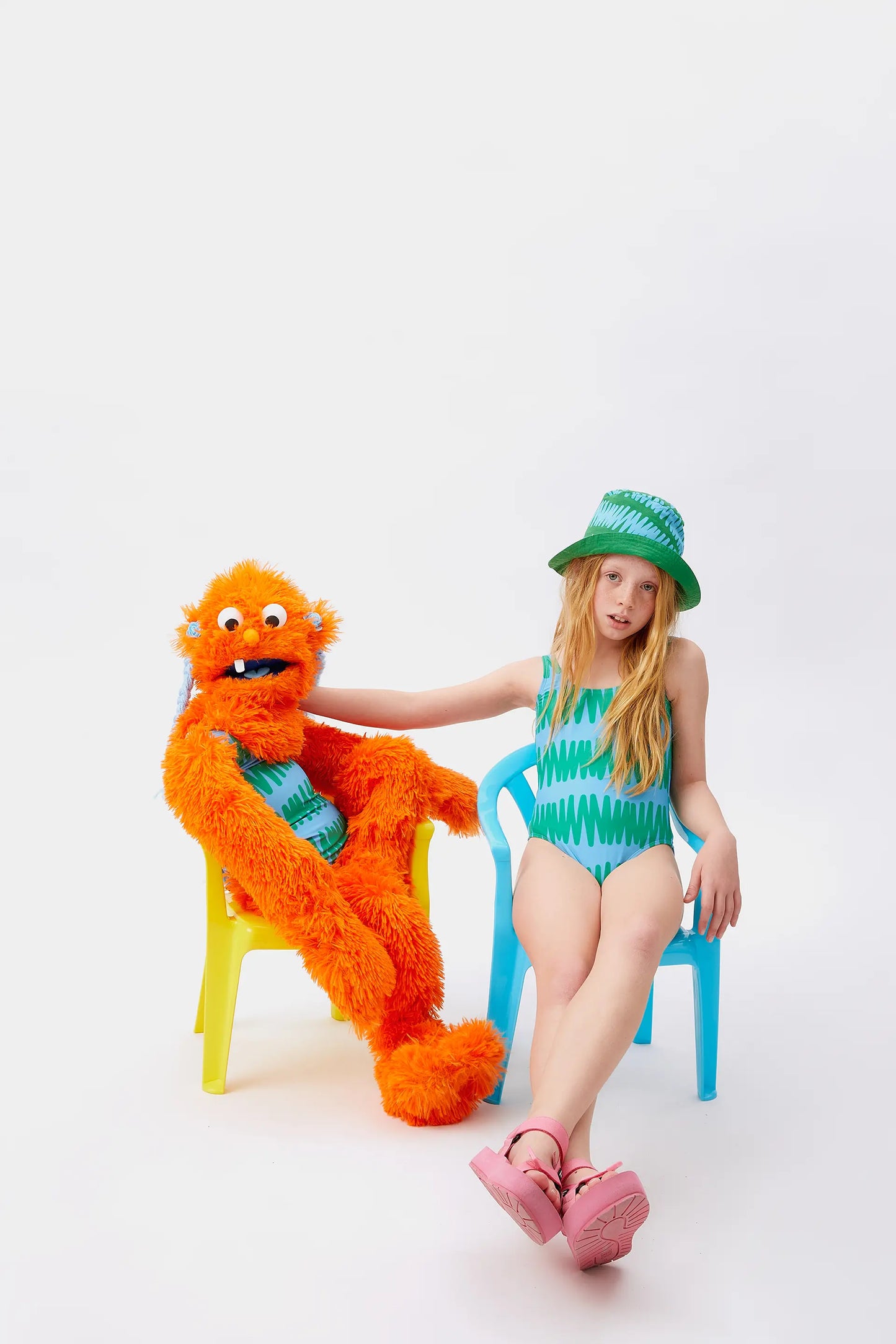 Bañador de niña rayas Summer Vibes