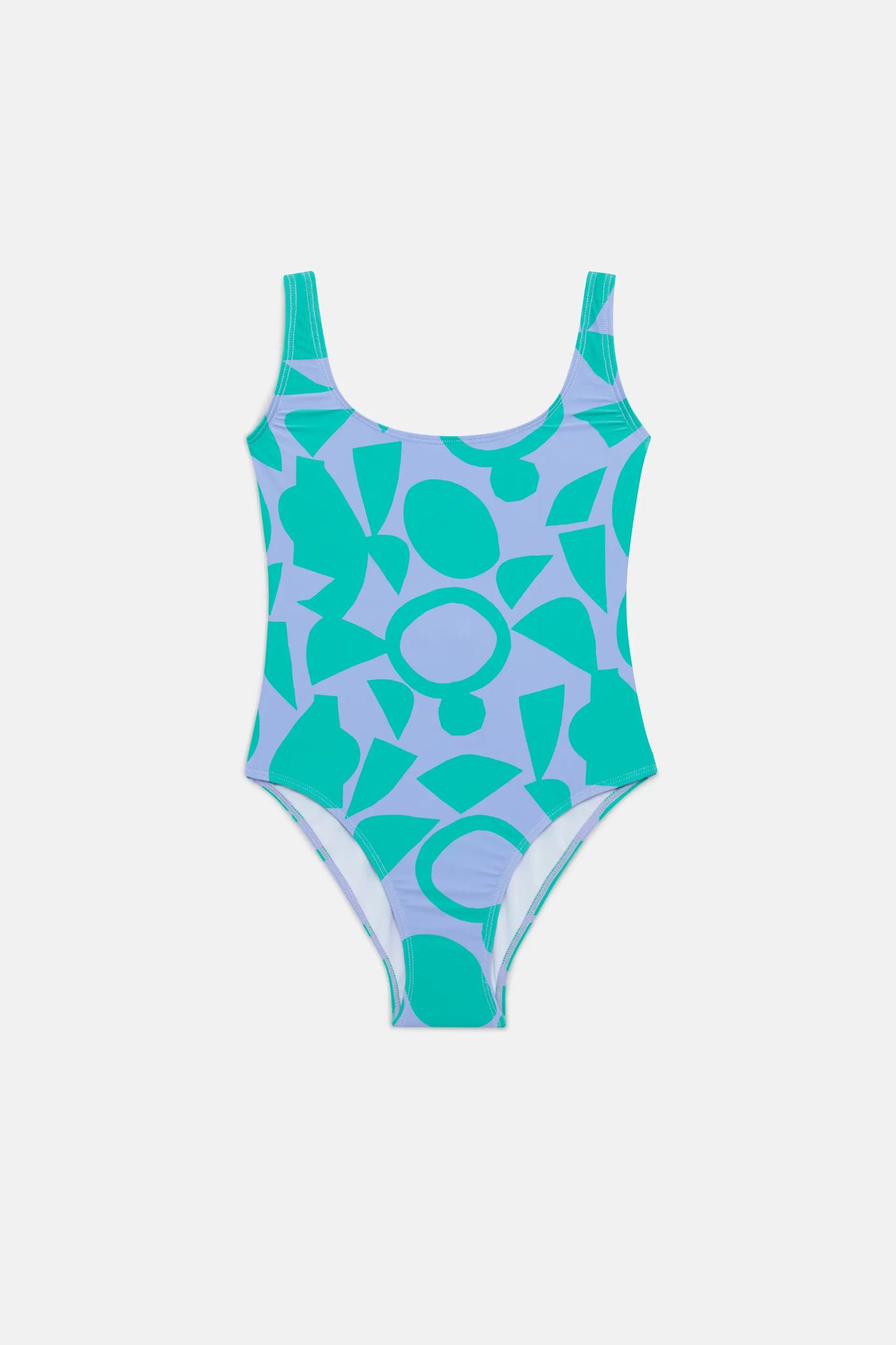 Costume da bagno da ragazza geometrico africano