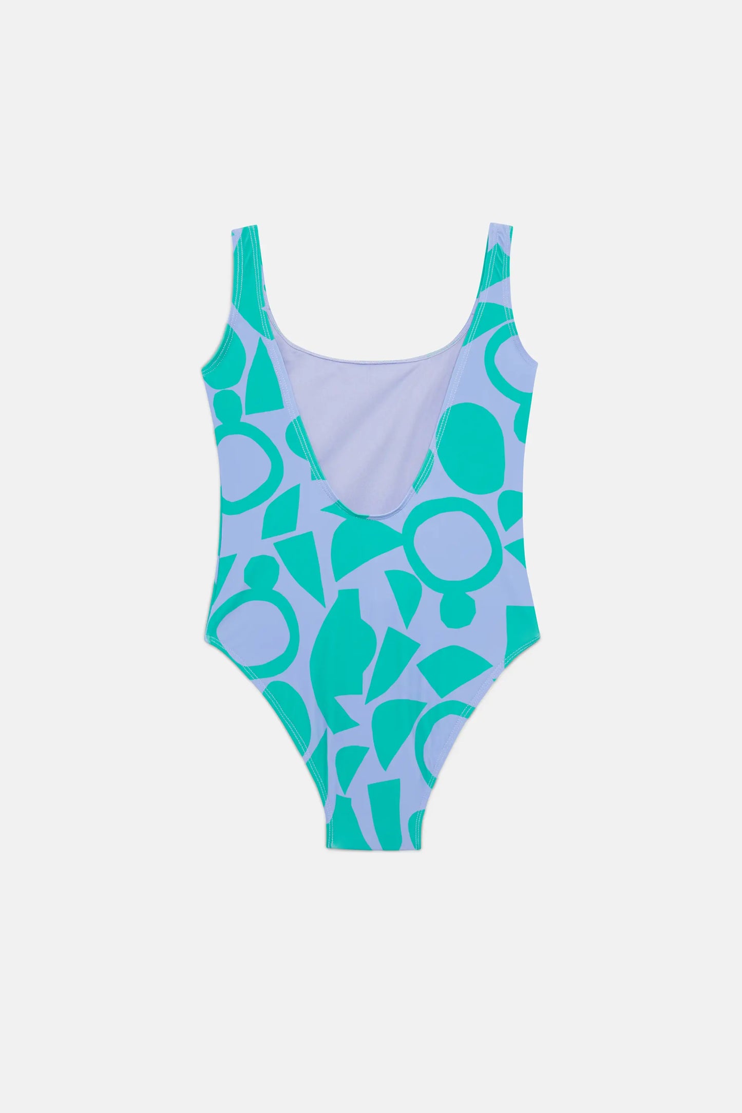 Costume da bagno da ragazza geometrico africano
