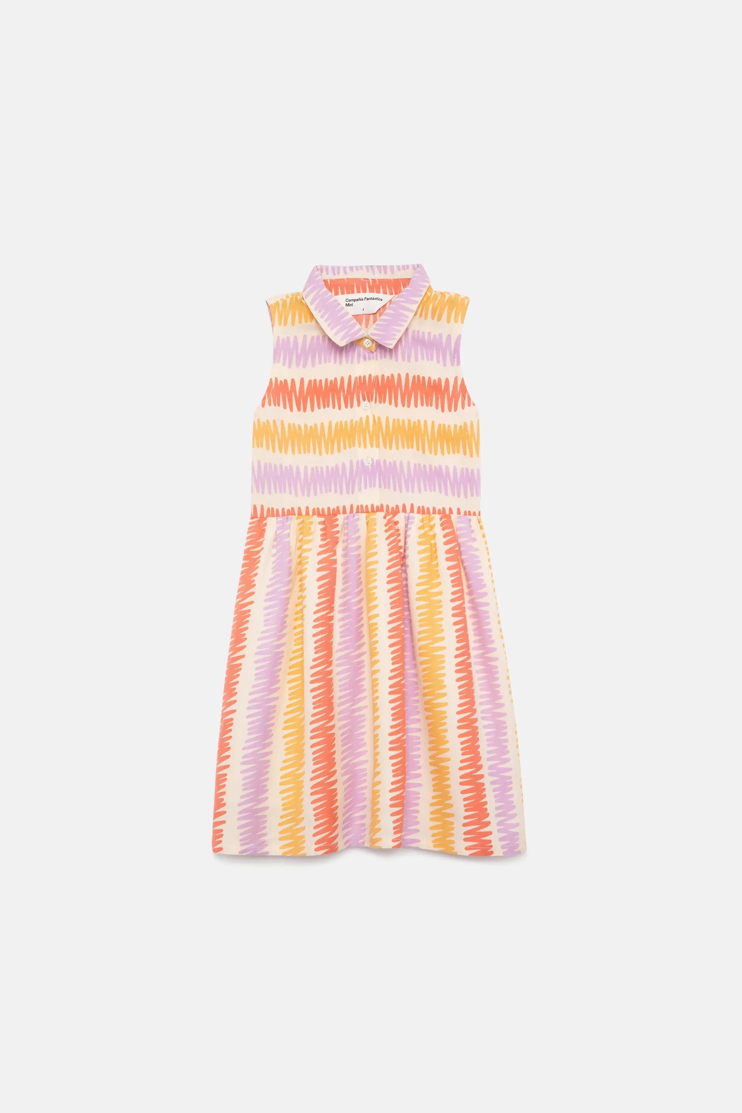 Striped girl's short dress Summer Vibes