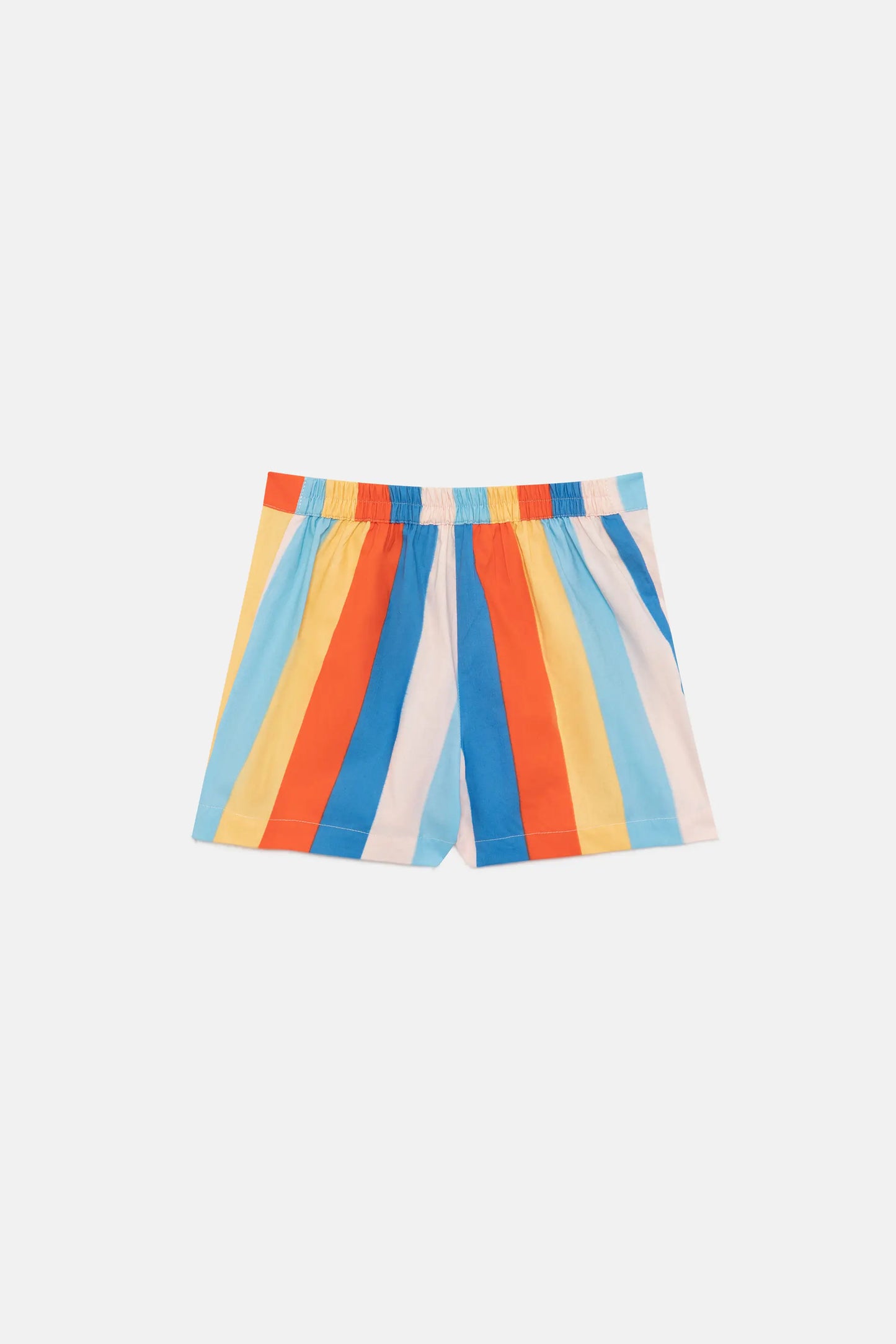 Shorts da bambina con stampa Righe a righe