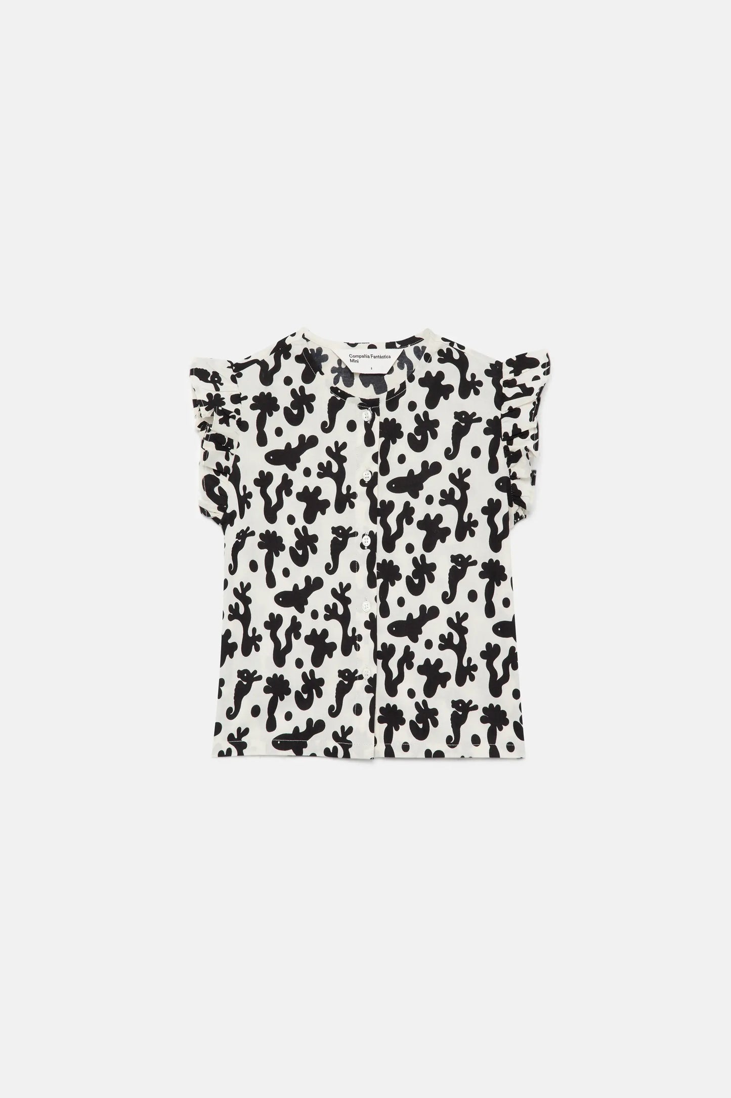 Camisa de niña estampado Coral