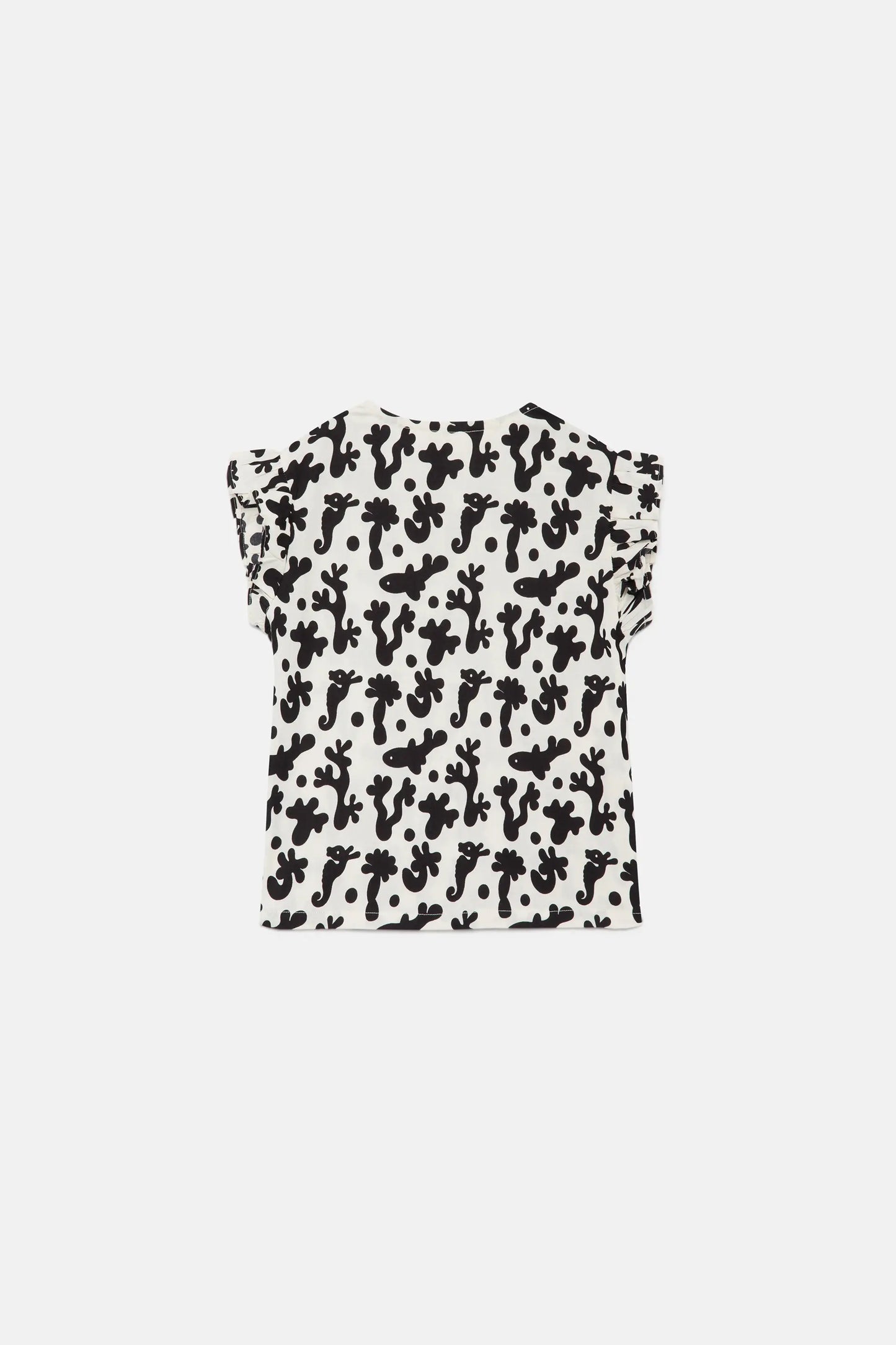 Camisa de niña estampado Coral