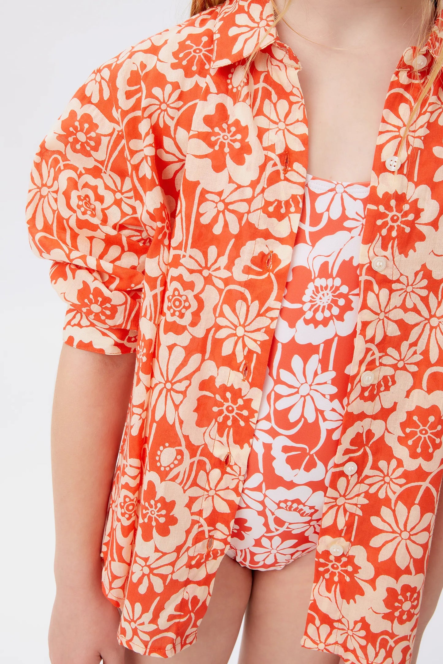 Camisa unisex floral Beach Flower
