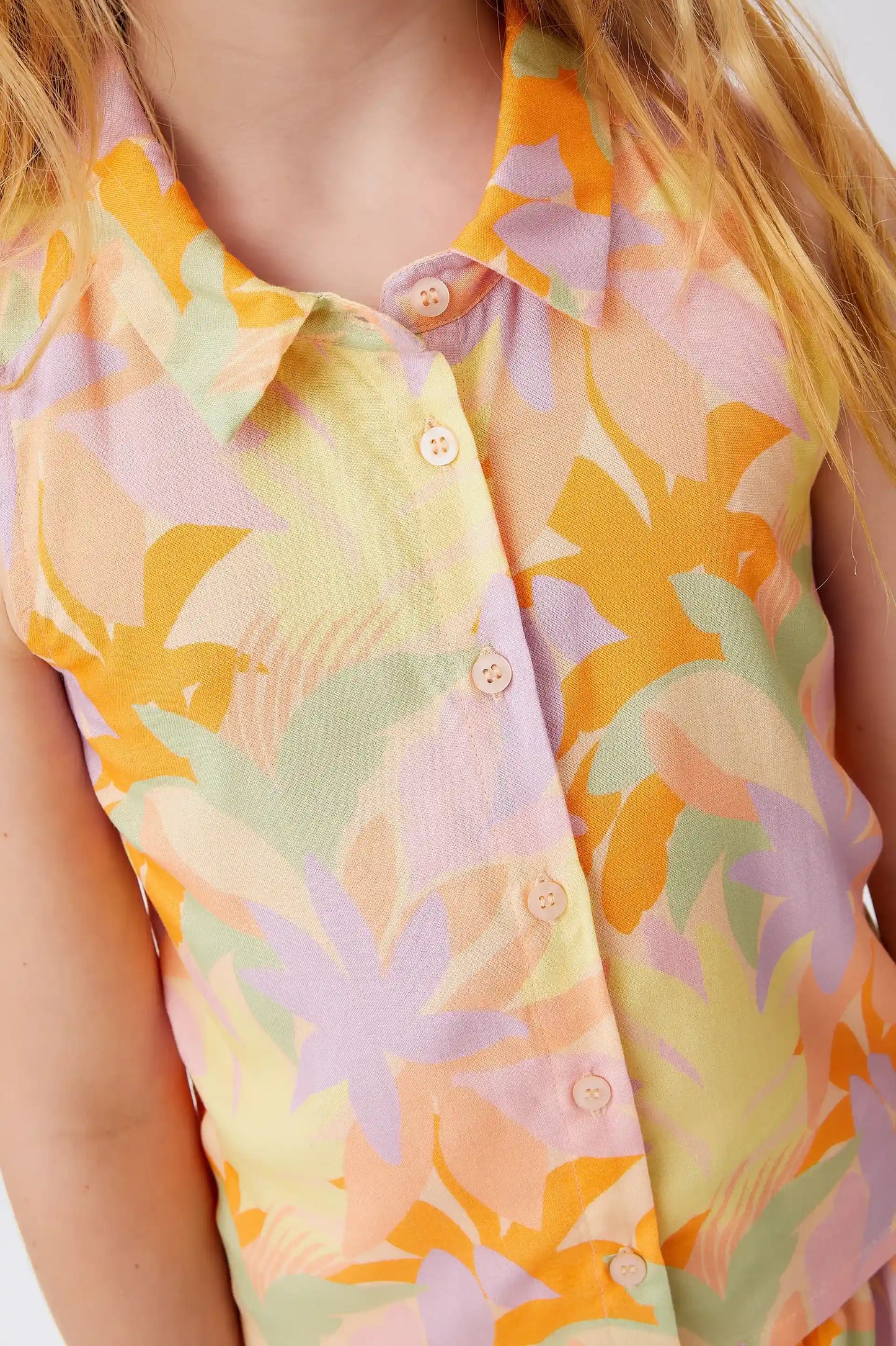 Camicia Pluvia Floreale da Bambina