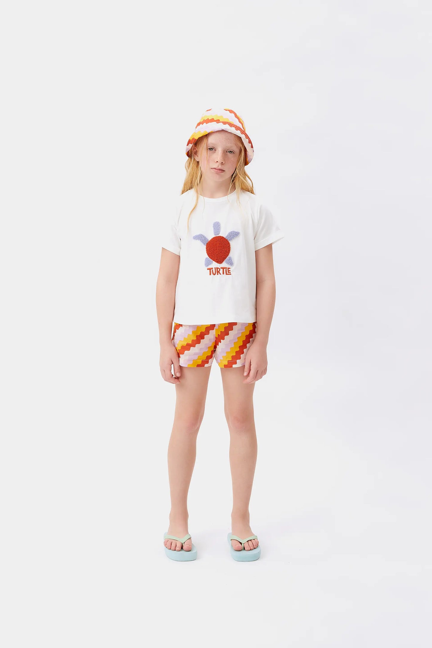 White turtle print unisex t-shirt