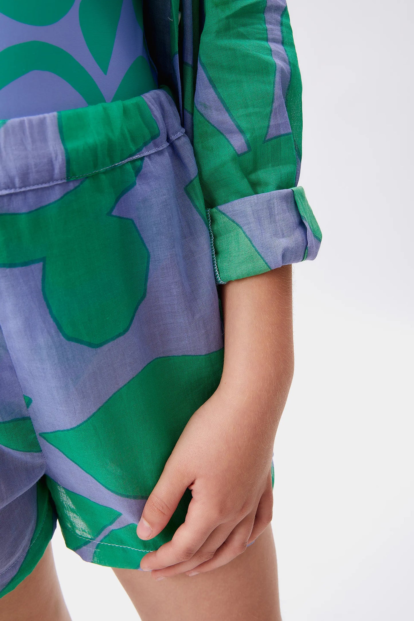 Afrik geometric girl shorts