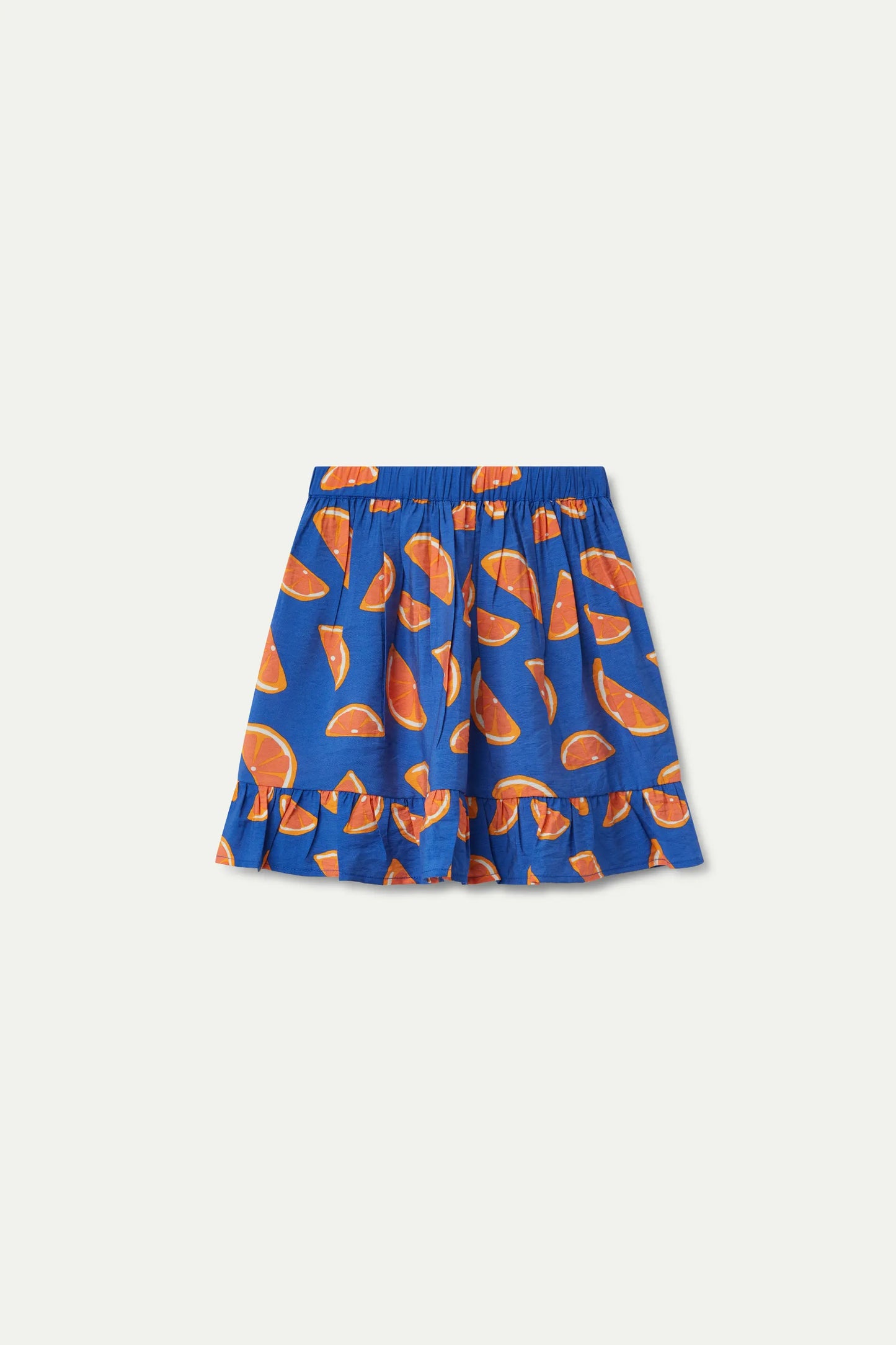 Falda corta de niña estampado pomelos