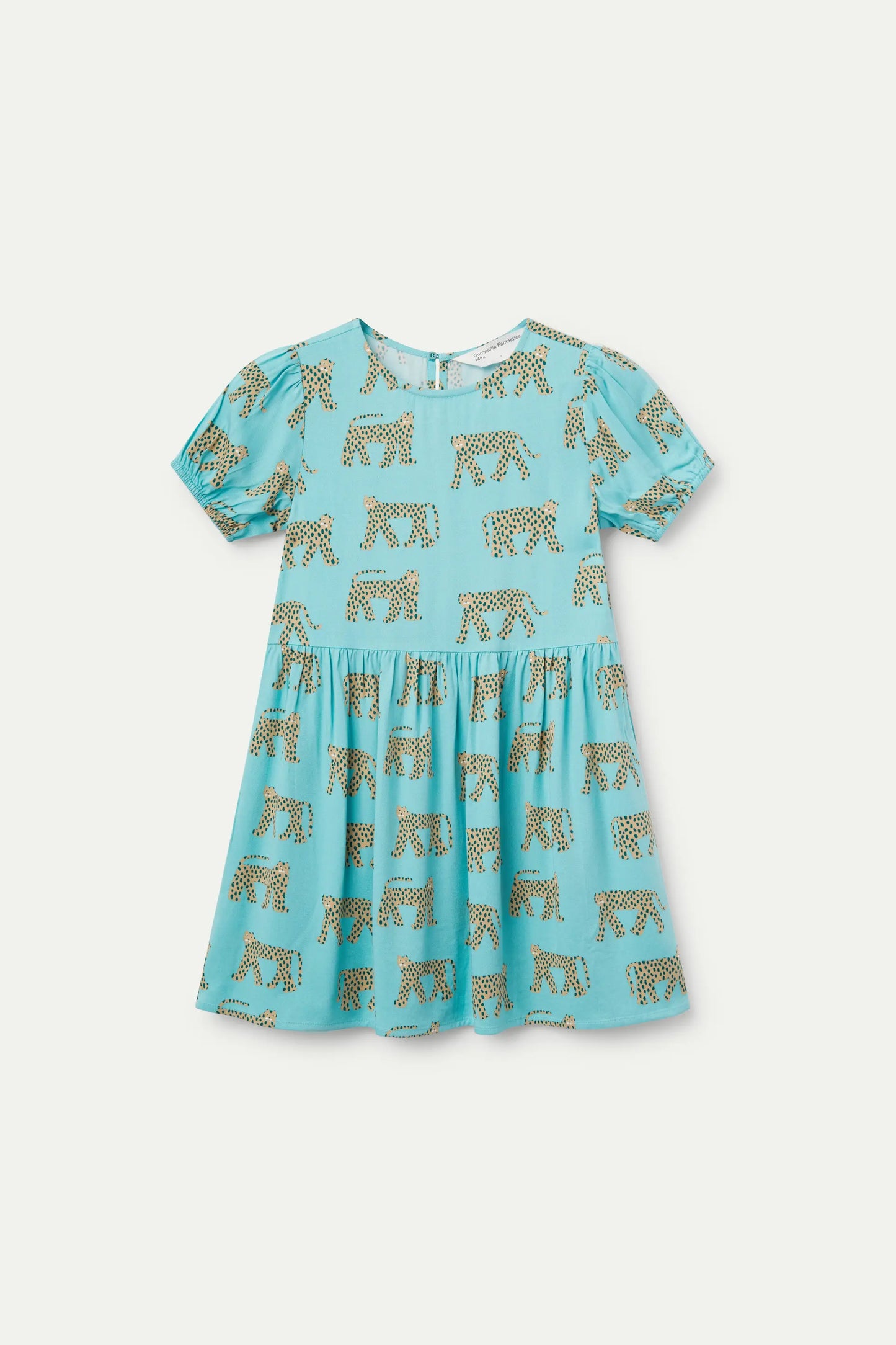 Vestido corto de niña estampado Jaguar
