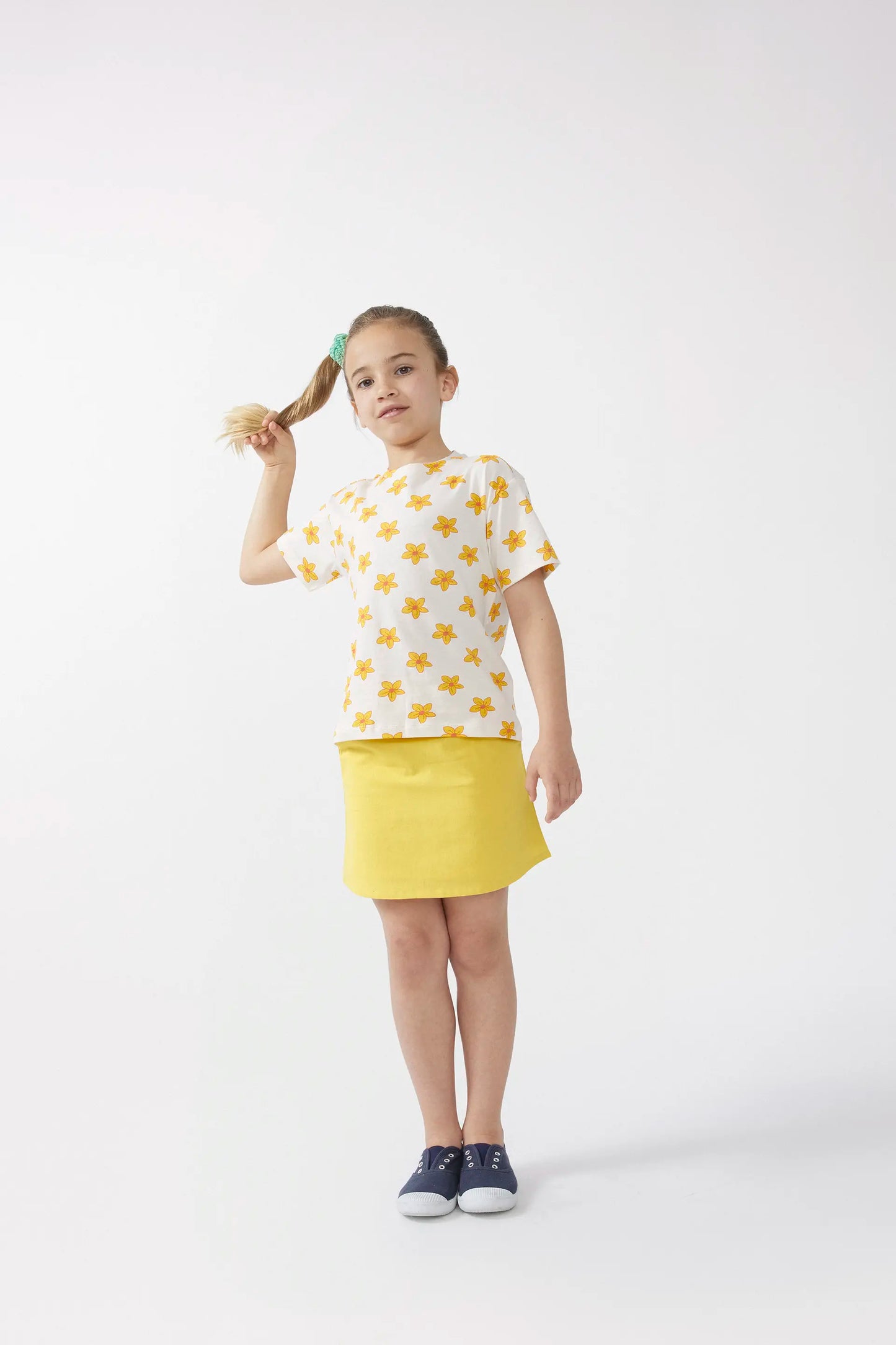 T-shirt unisex con stampa floreale