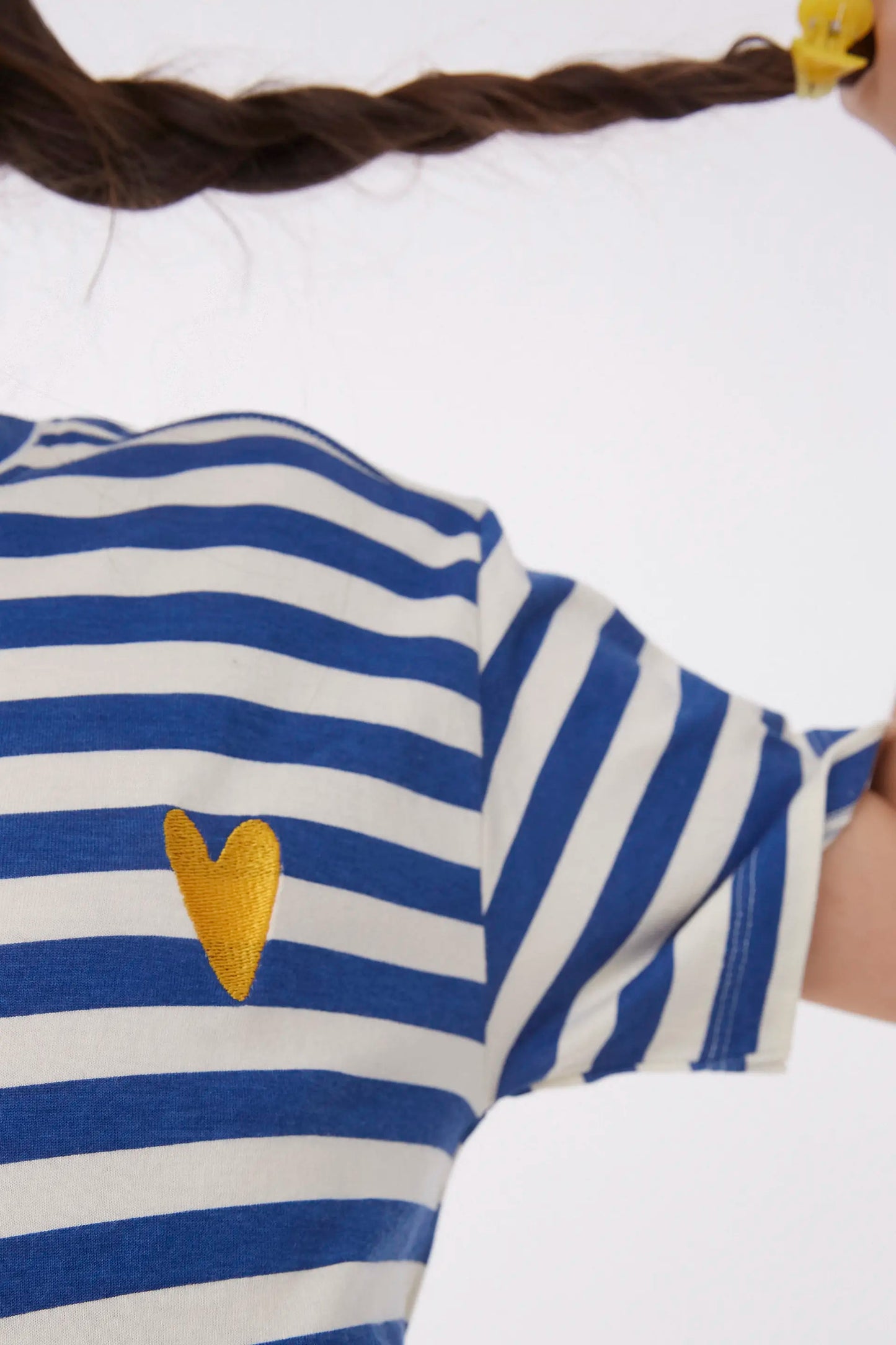T-shirt unisex con strisce blu