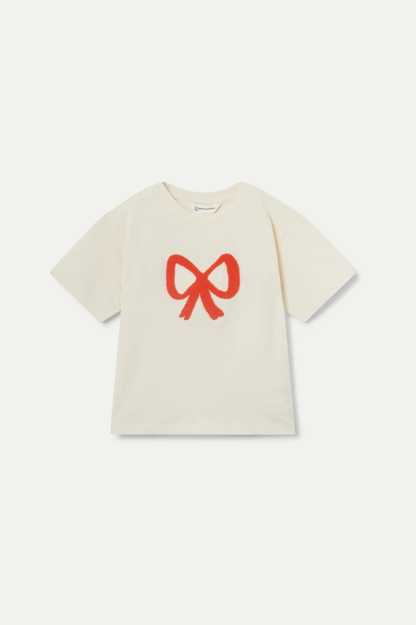 T-shirt unisex con stampa fiocco