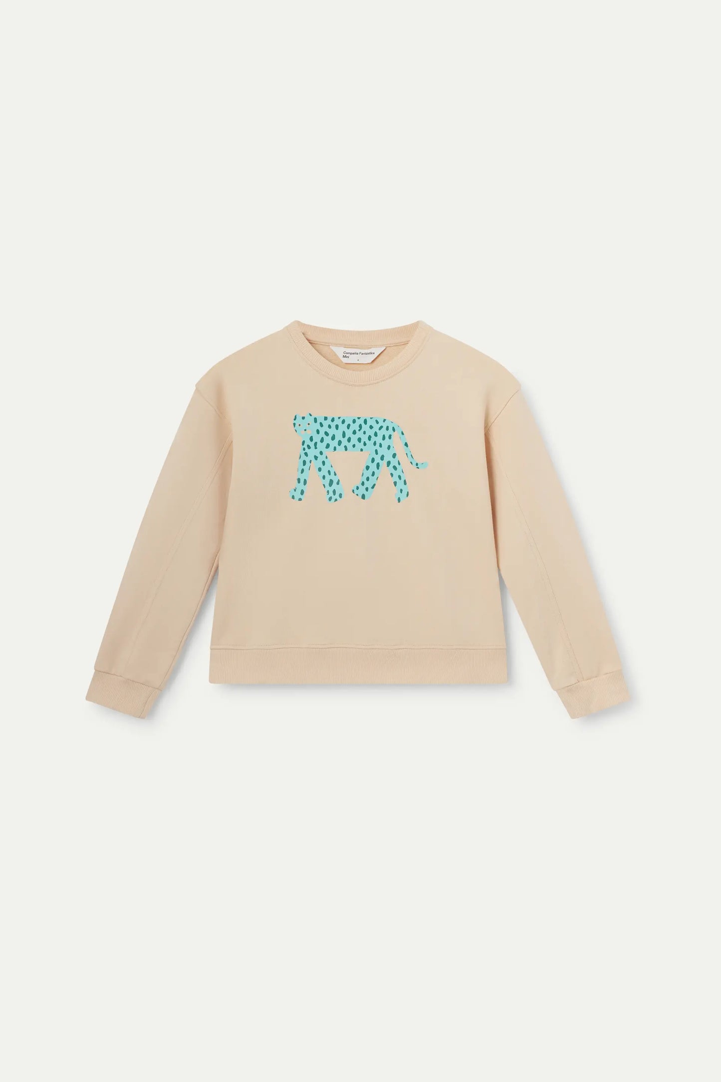 Felpa unisex con stampa giaguaro