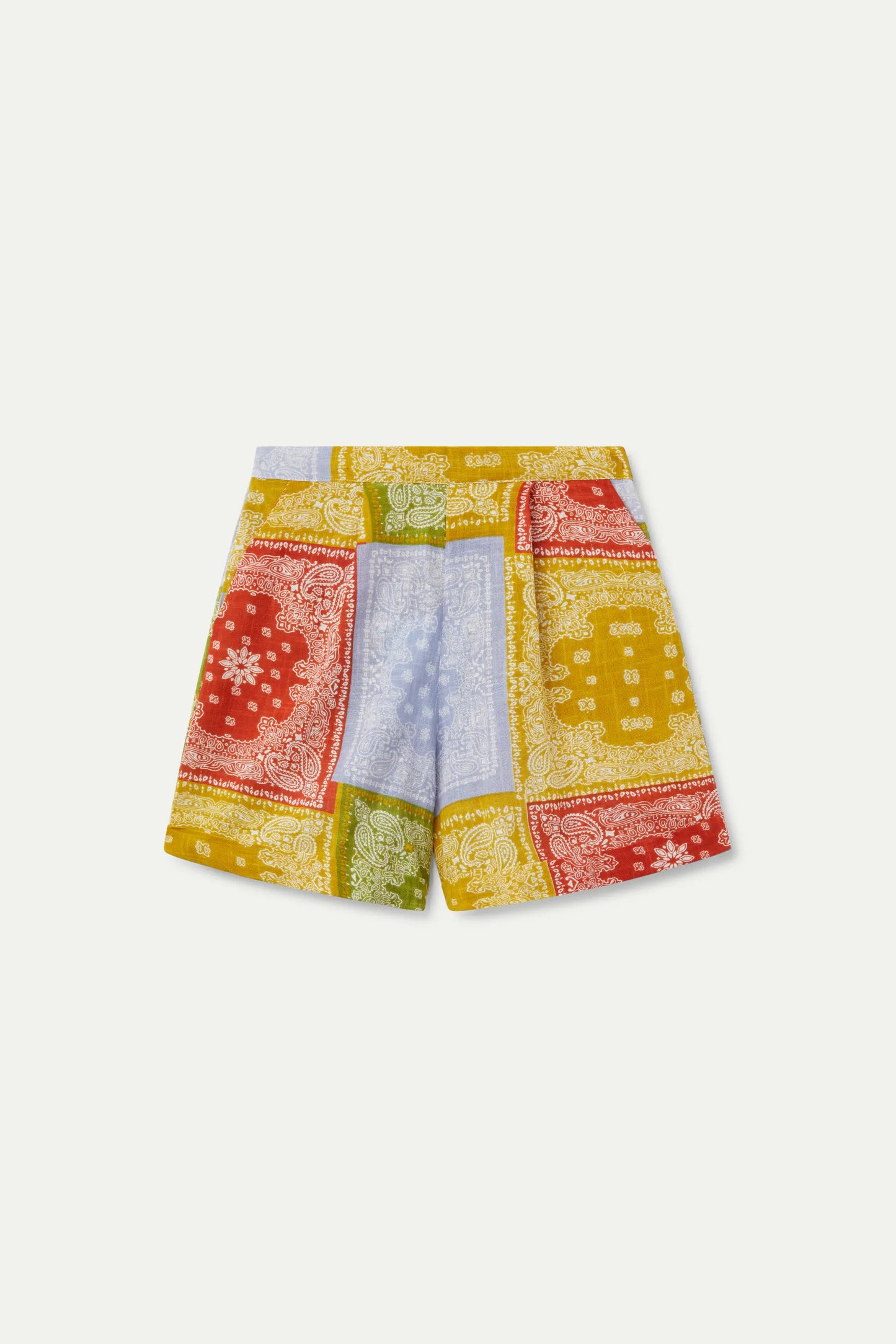 Pantaloncini con stampa pastello