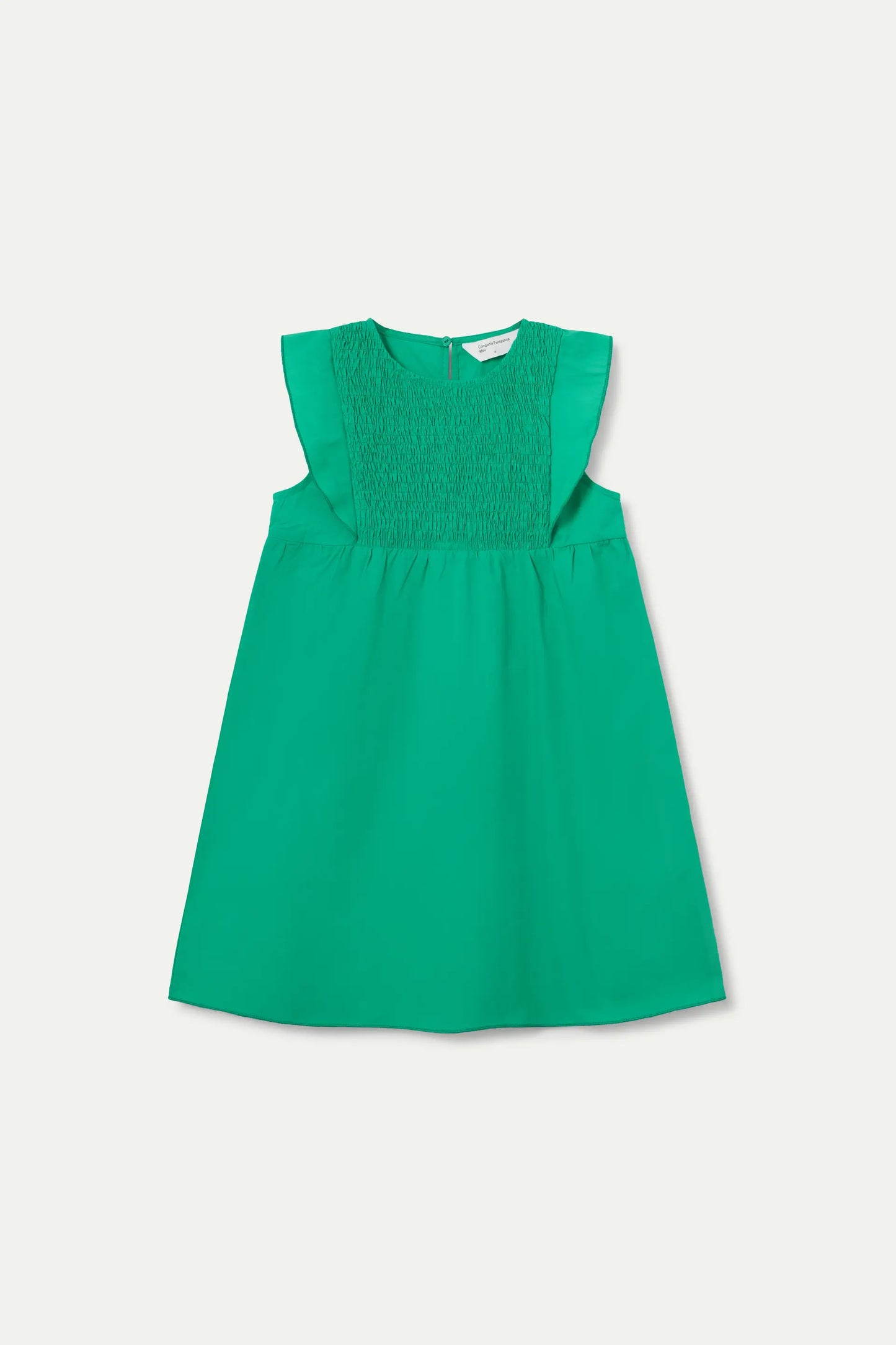 Short green girl's dress