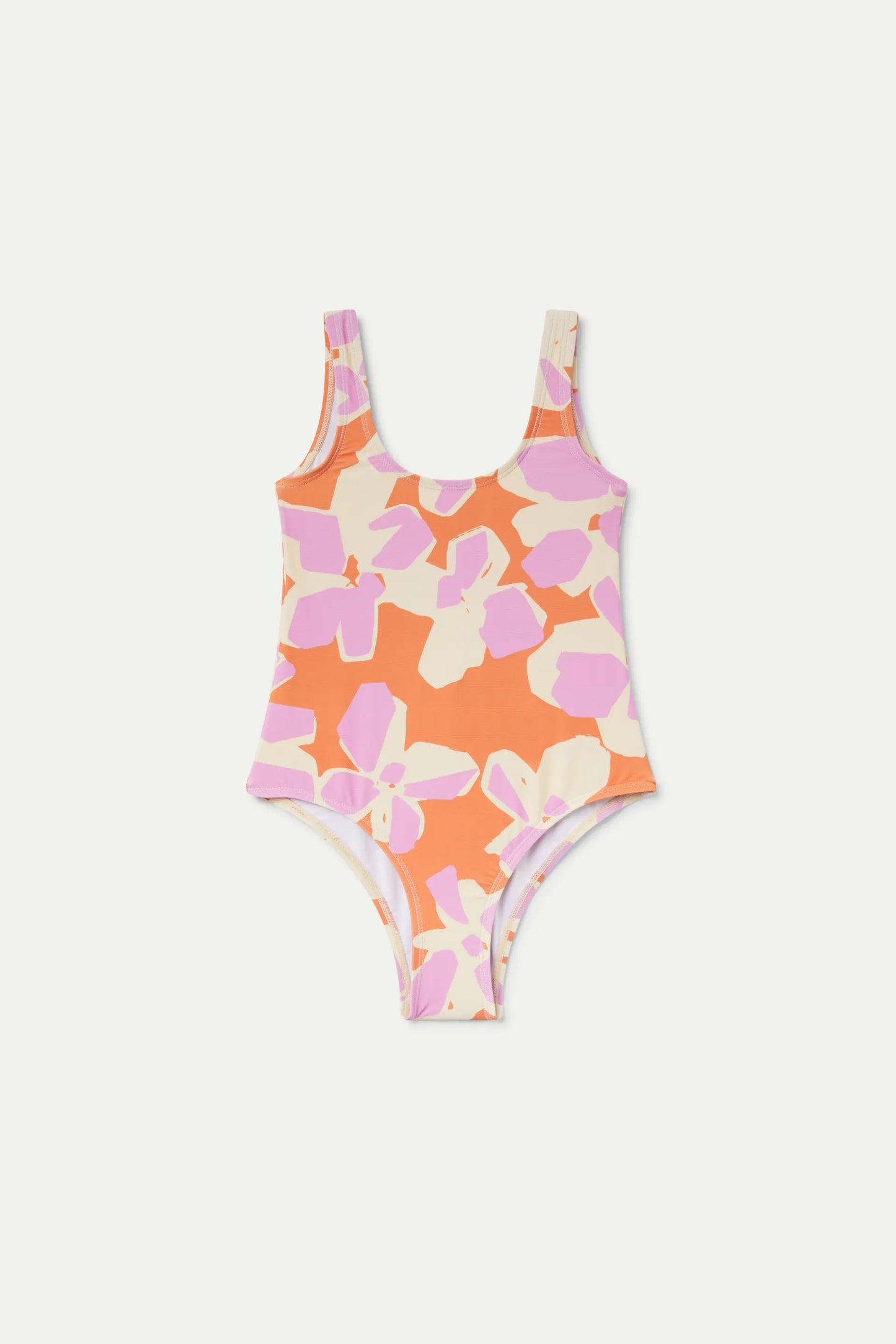 Costume da bagno per bambina stampato Rubra Orange