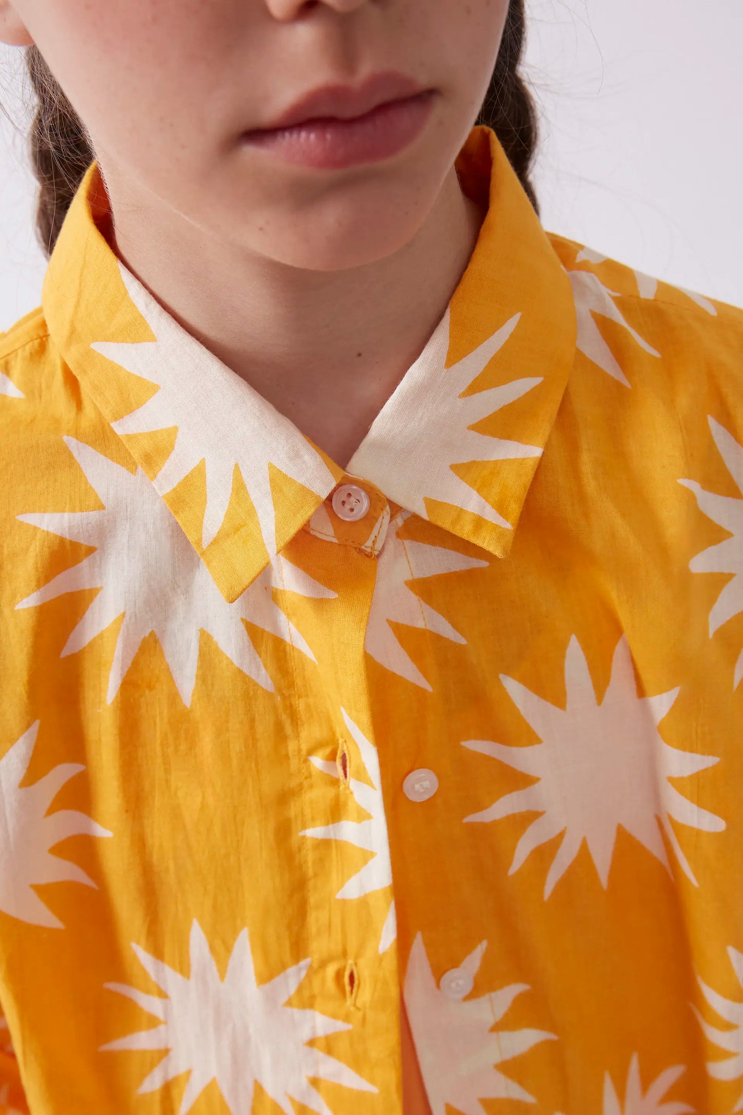Unisex Big Sun print shirt