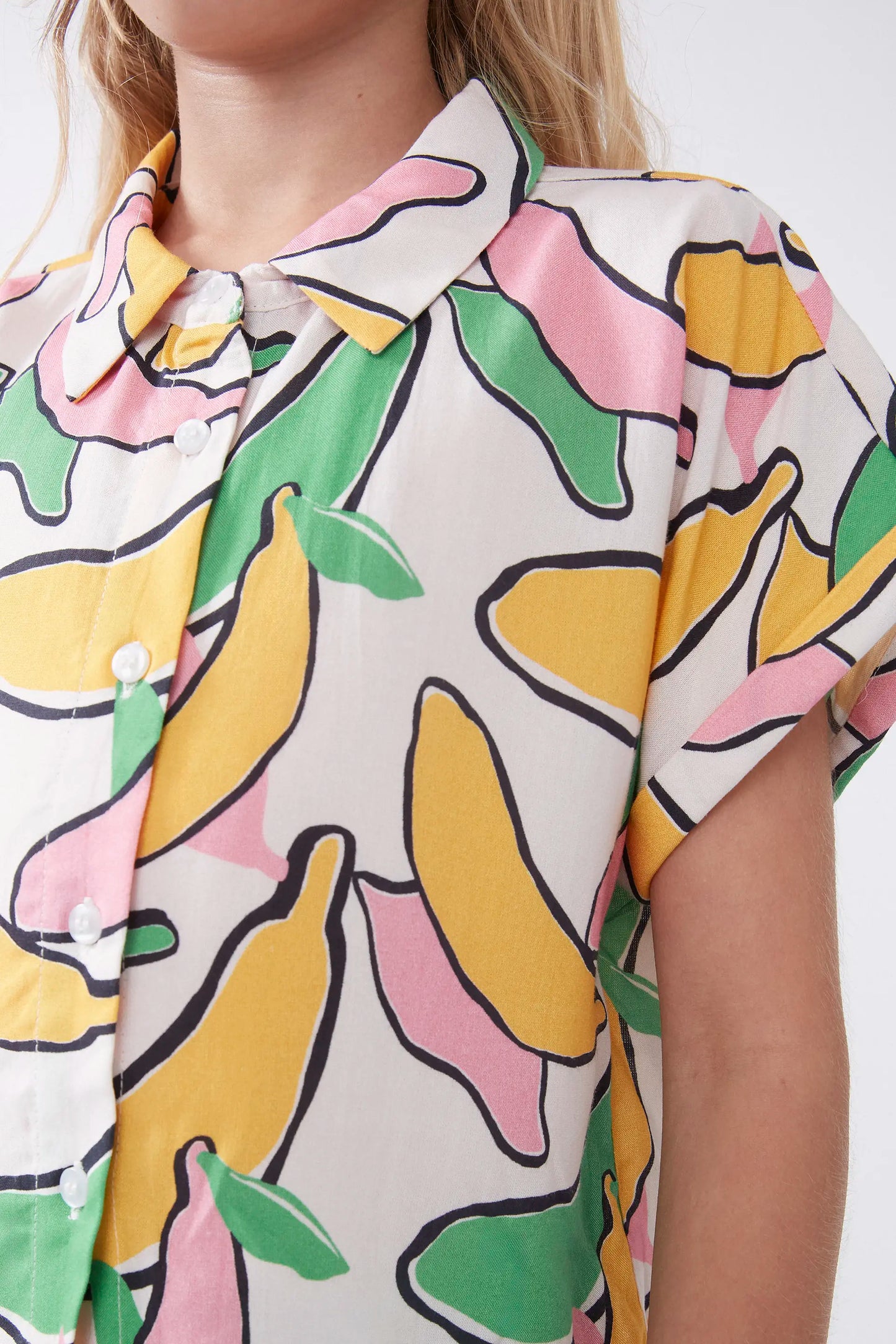 Camisa de niña estampado Banana