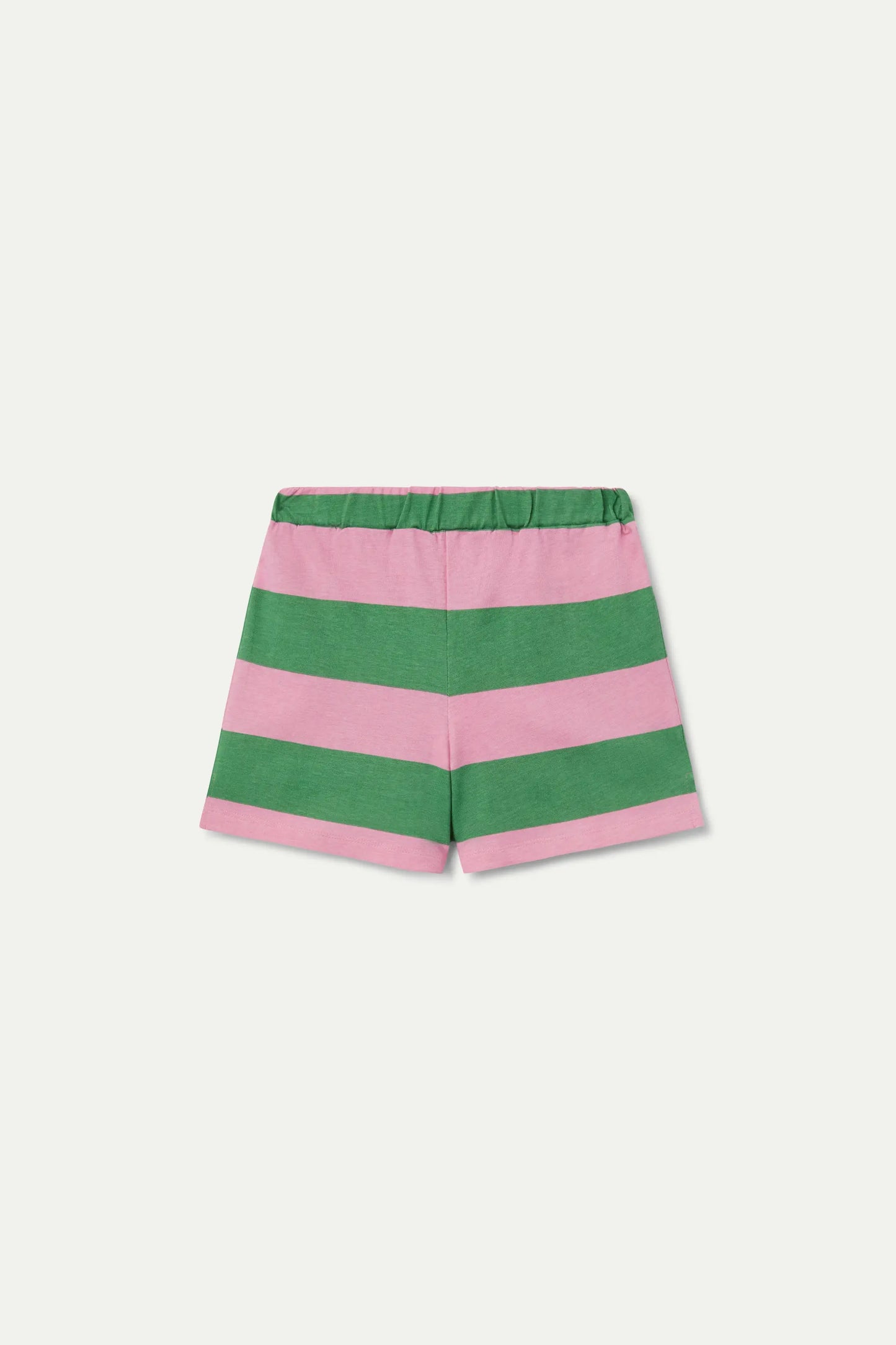 Shorts de niña rayas verdes