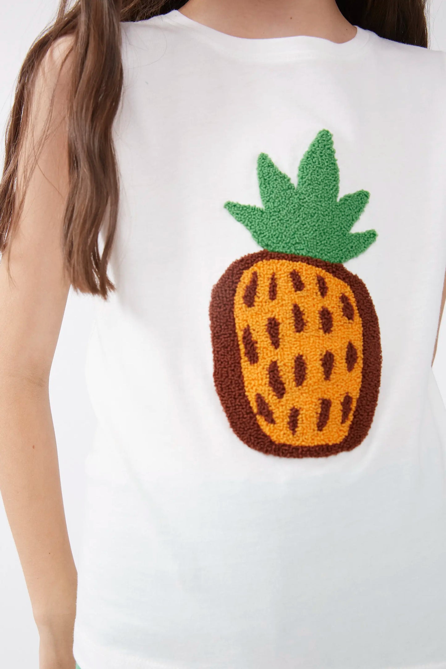 Unisex pineapple print t-shirt