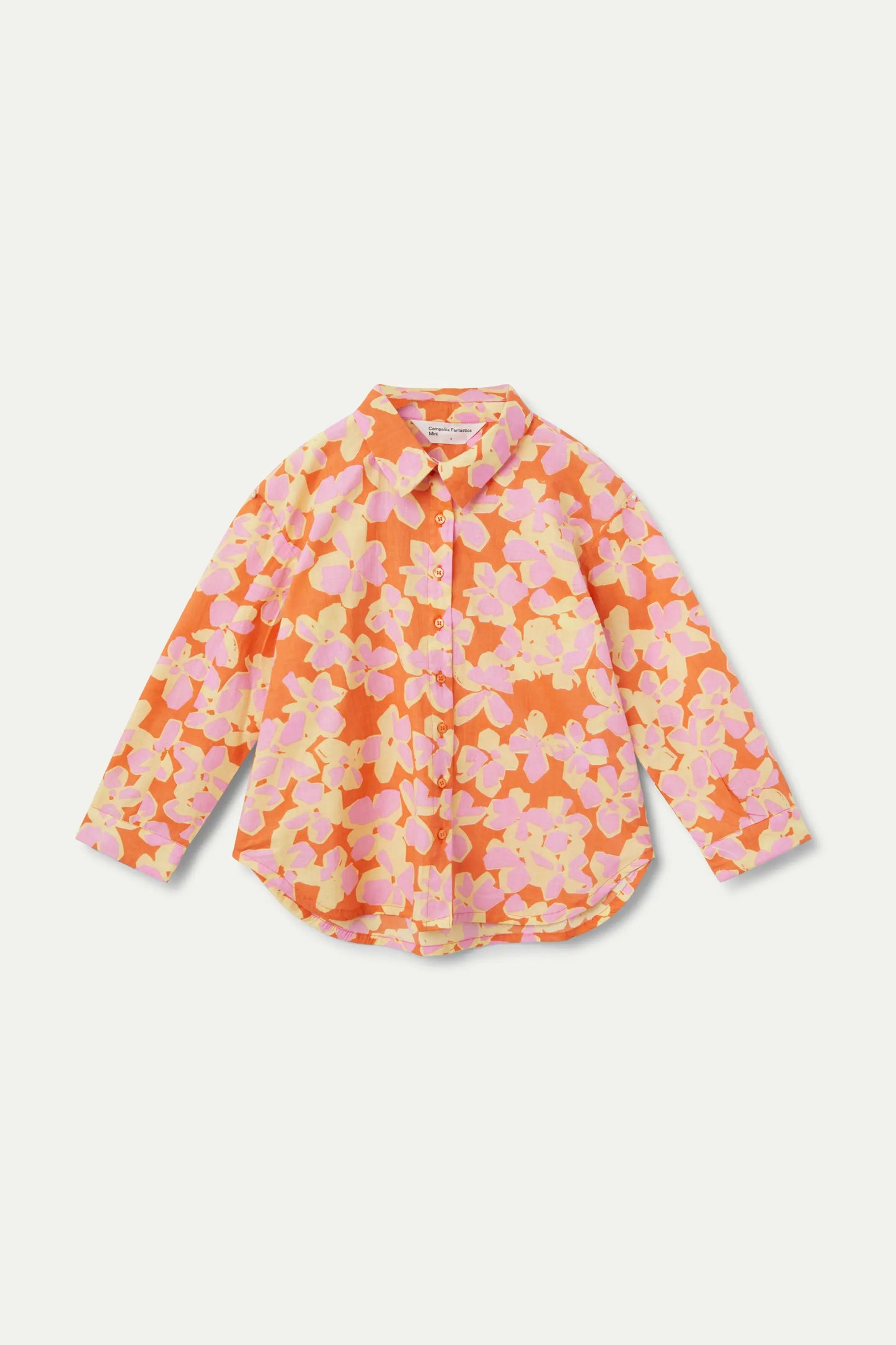 Camisa unisex estampado Rubra Orange