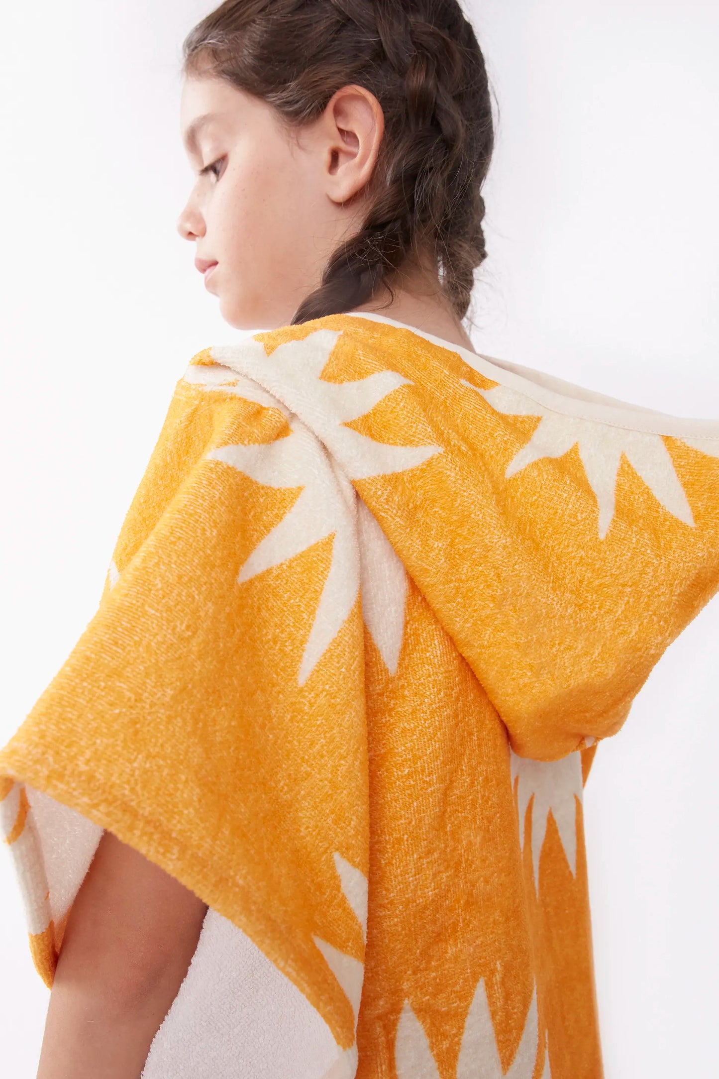 Poncho unisex con stampa Big Sun