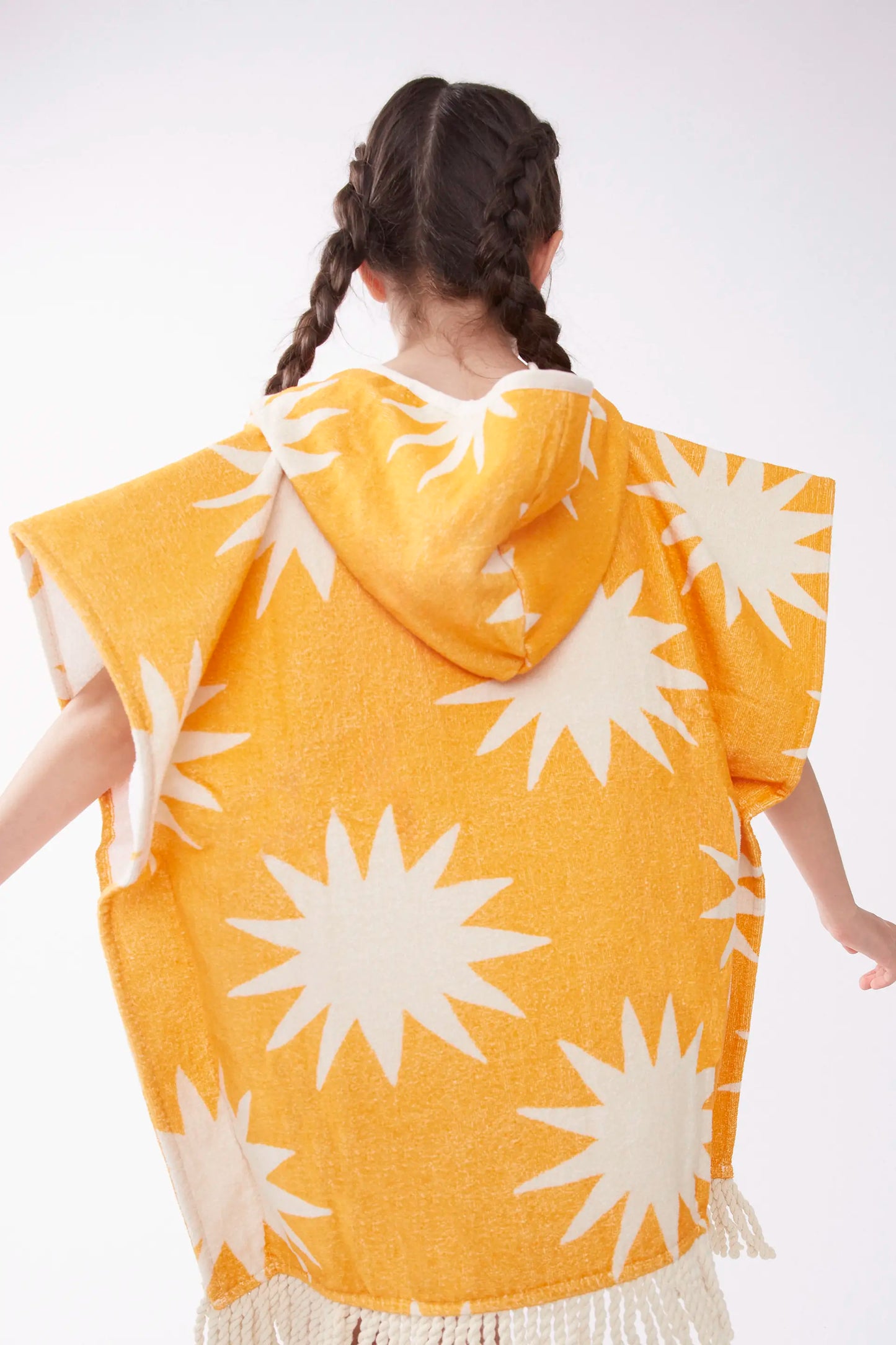Poncho unisex con stampa Big Sun