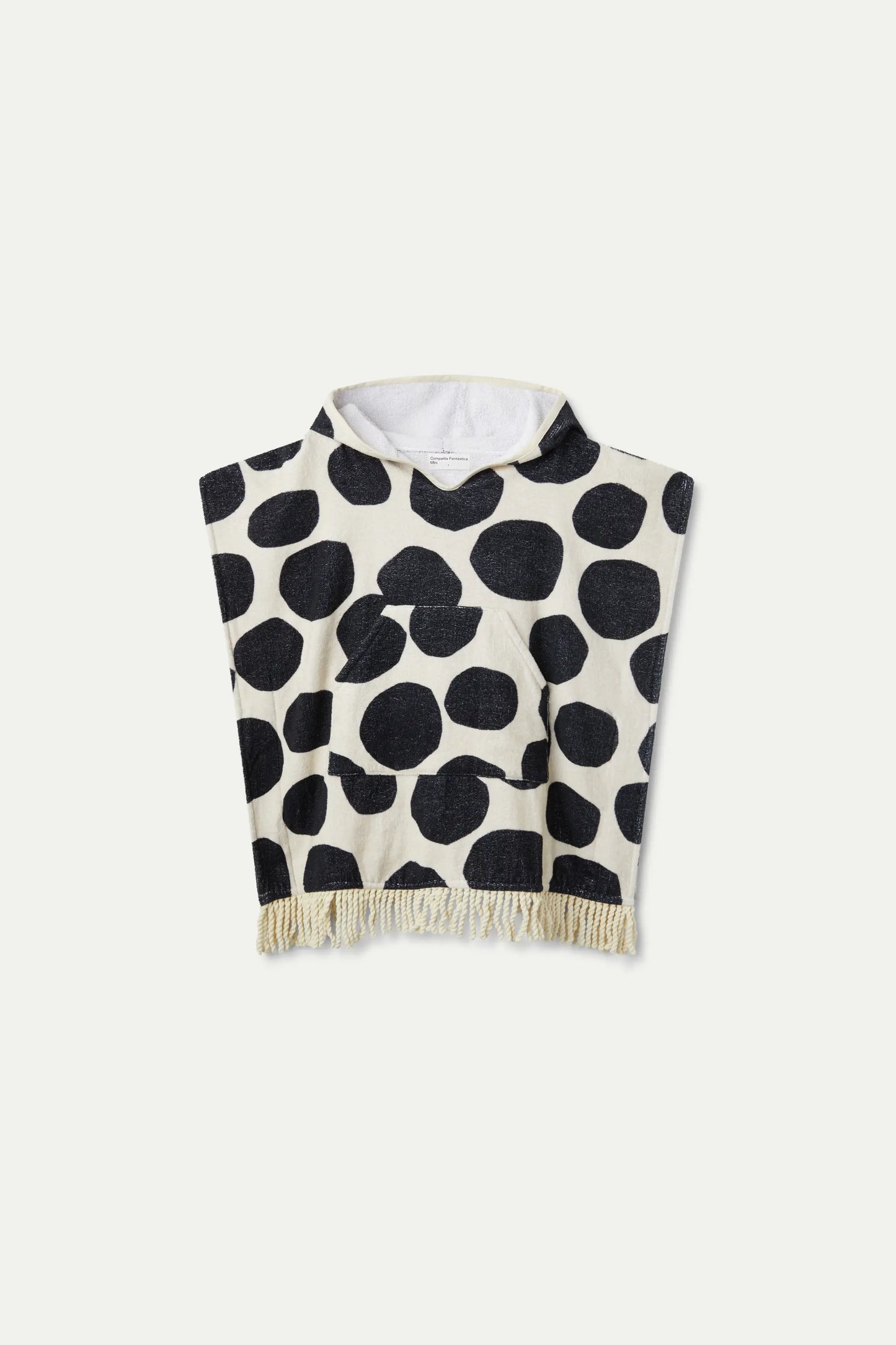 Poncho unisex estampado Terrazo