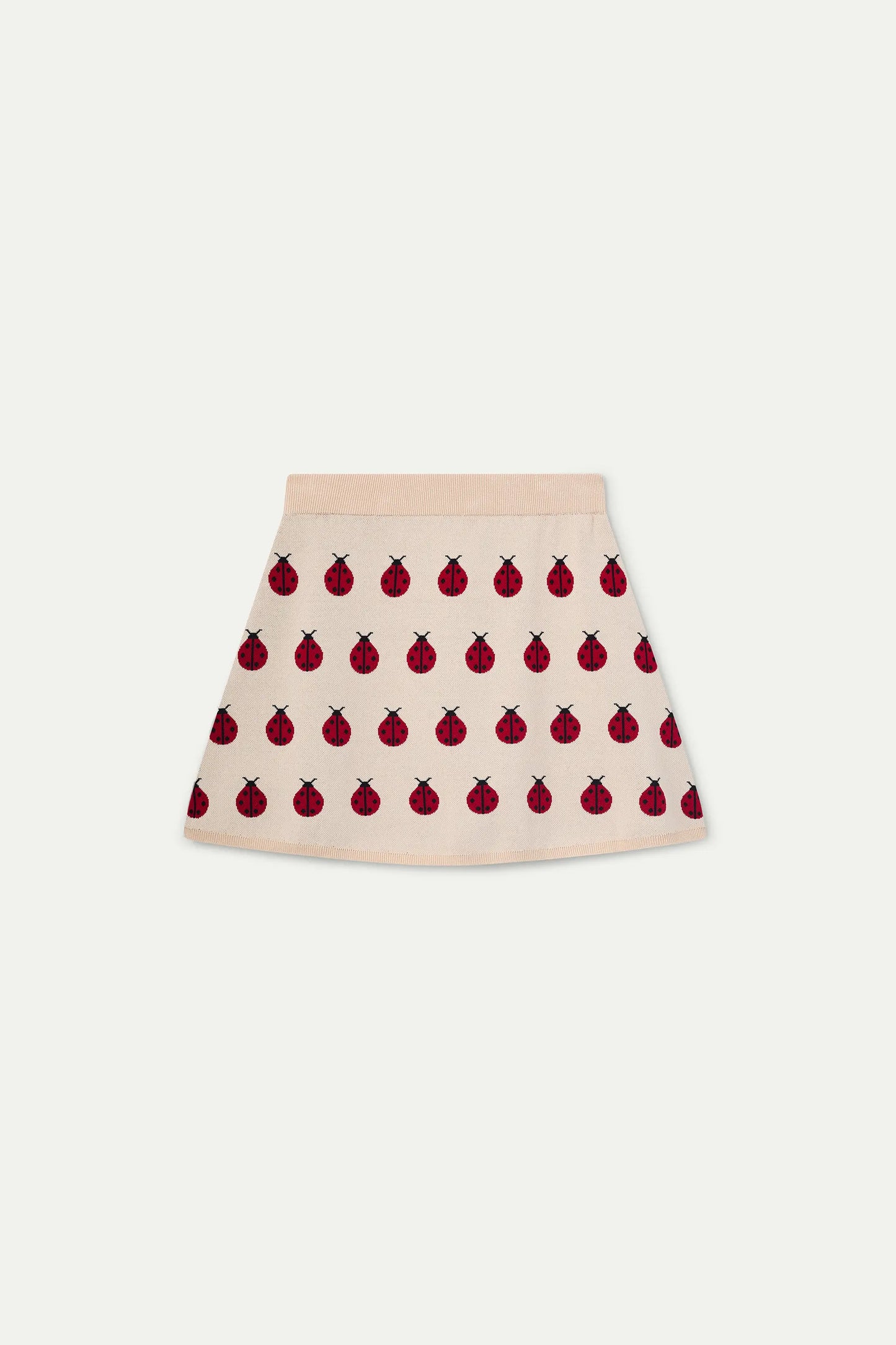 Falda corta con estampado Red Coccinella