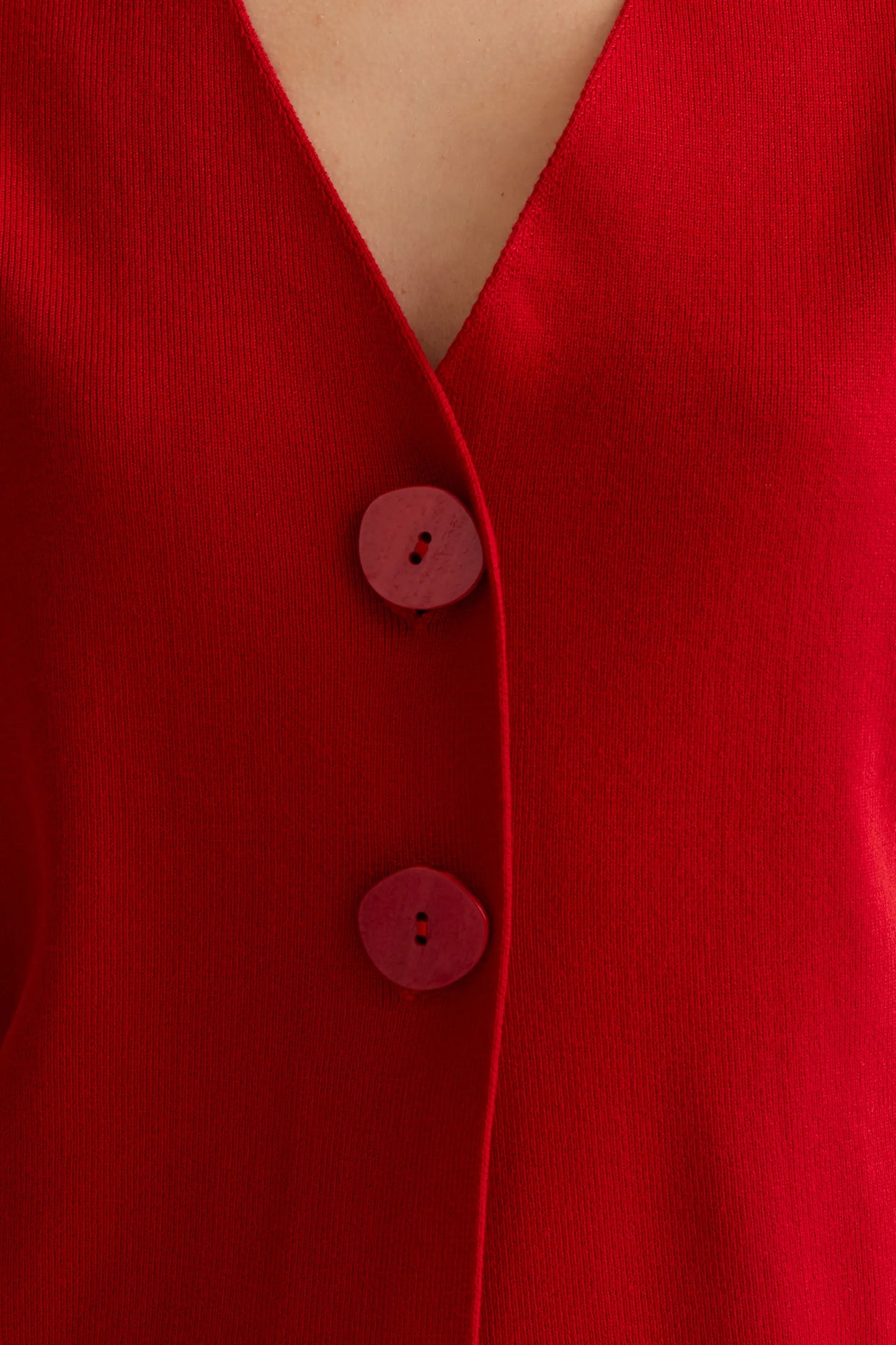 Cardigan a pois rossi