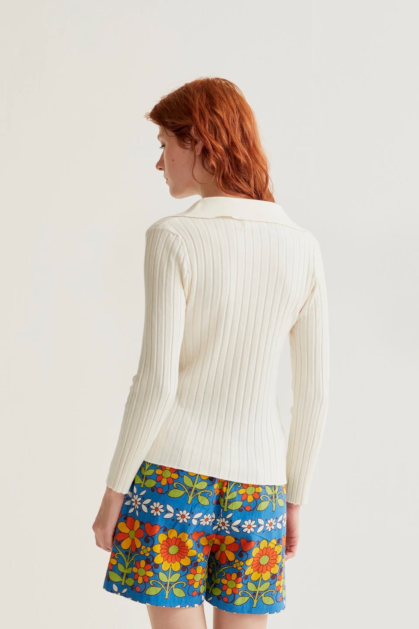 Off-white knit sweater
