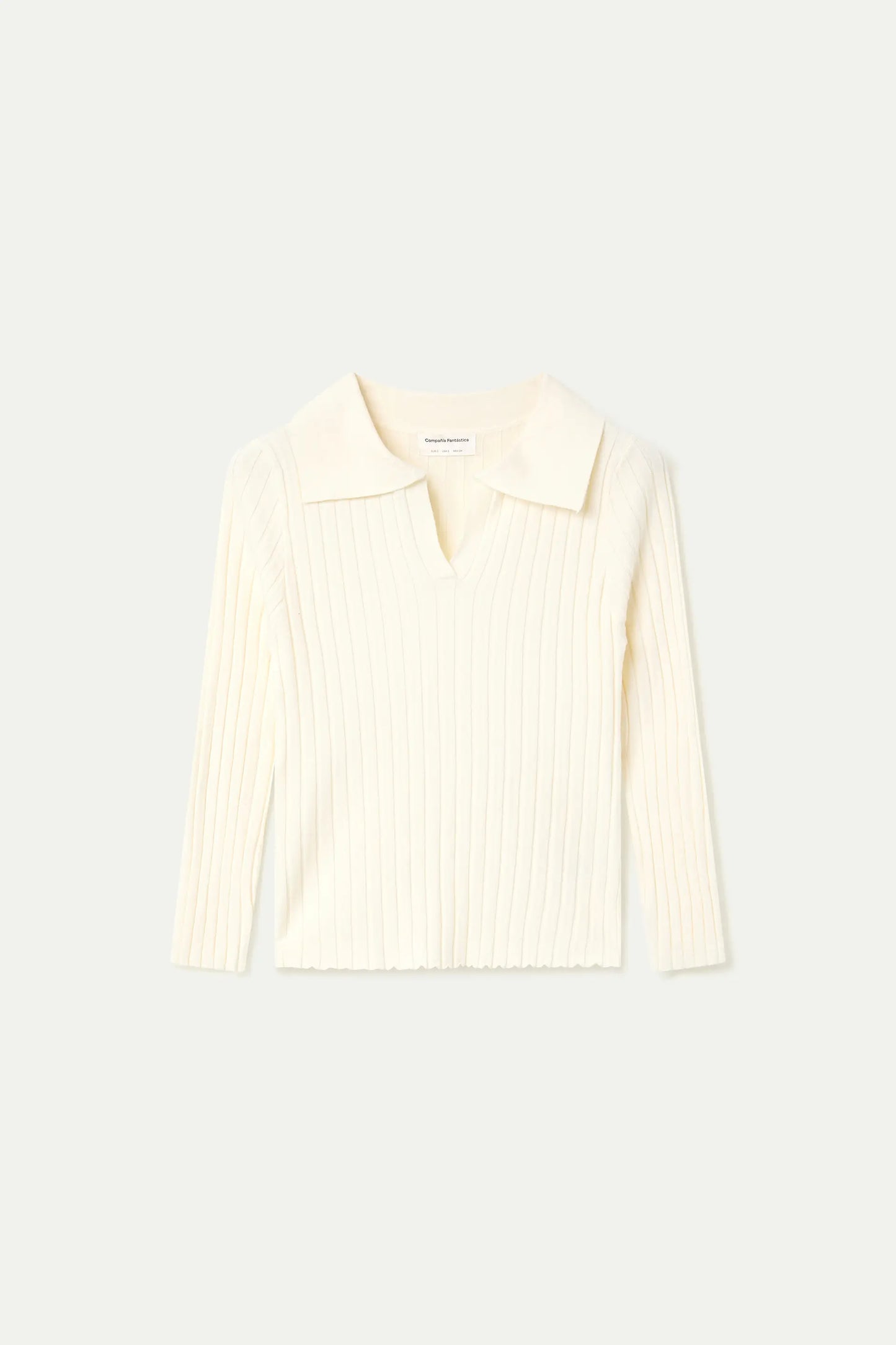 Off-white knit sweater
