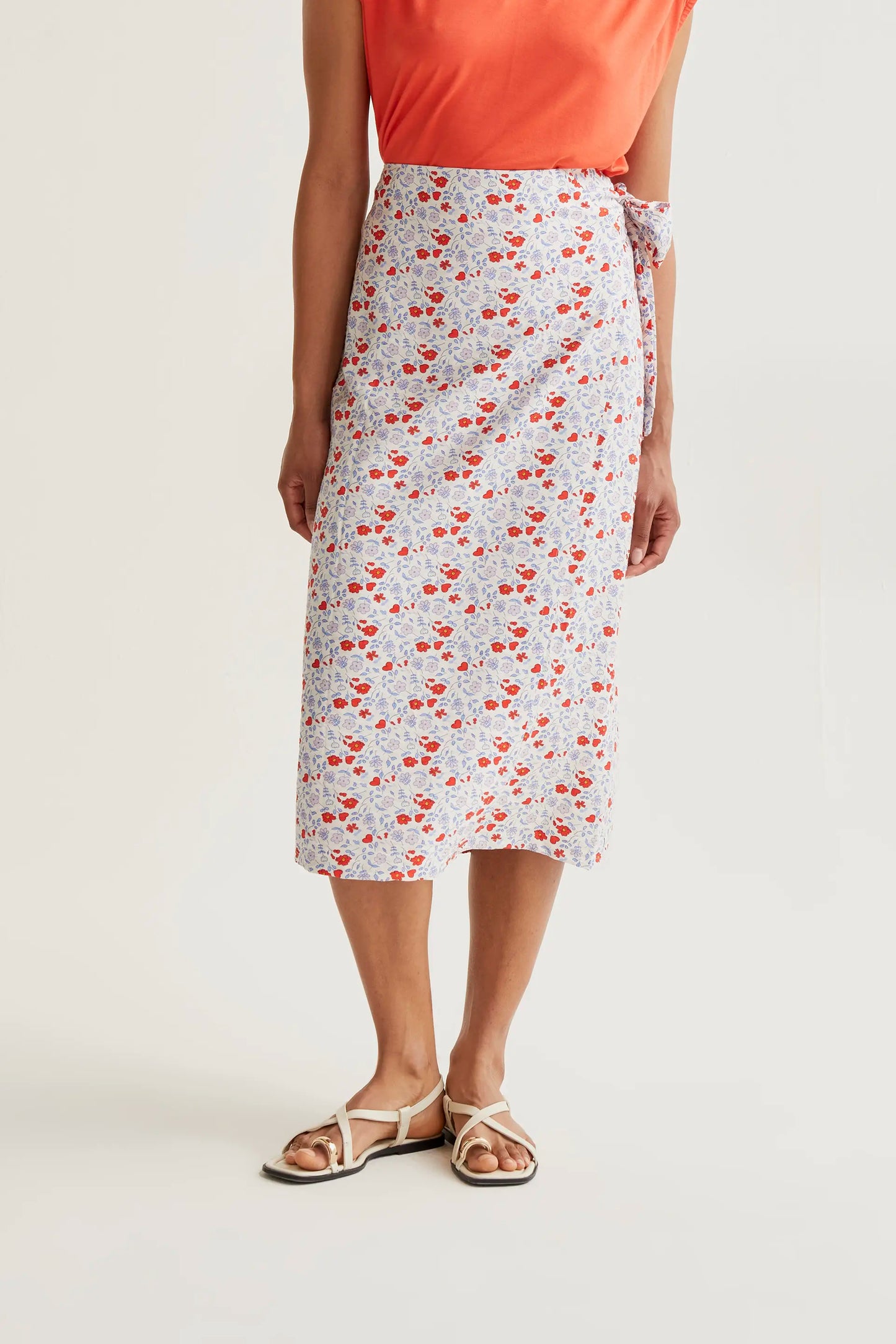 Cute Print Midi Skirt