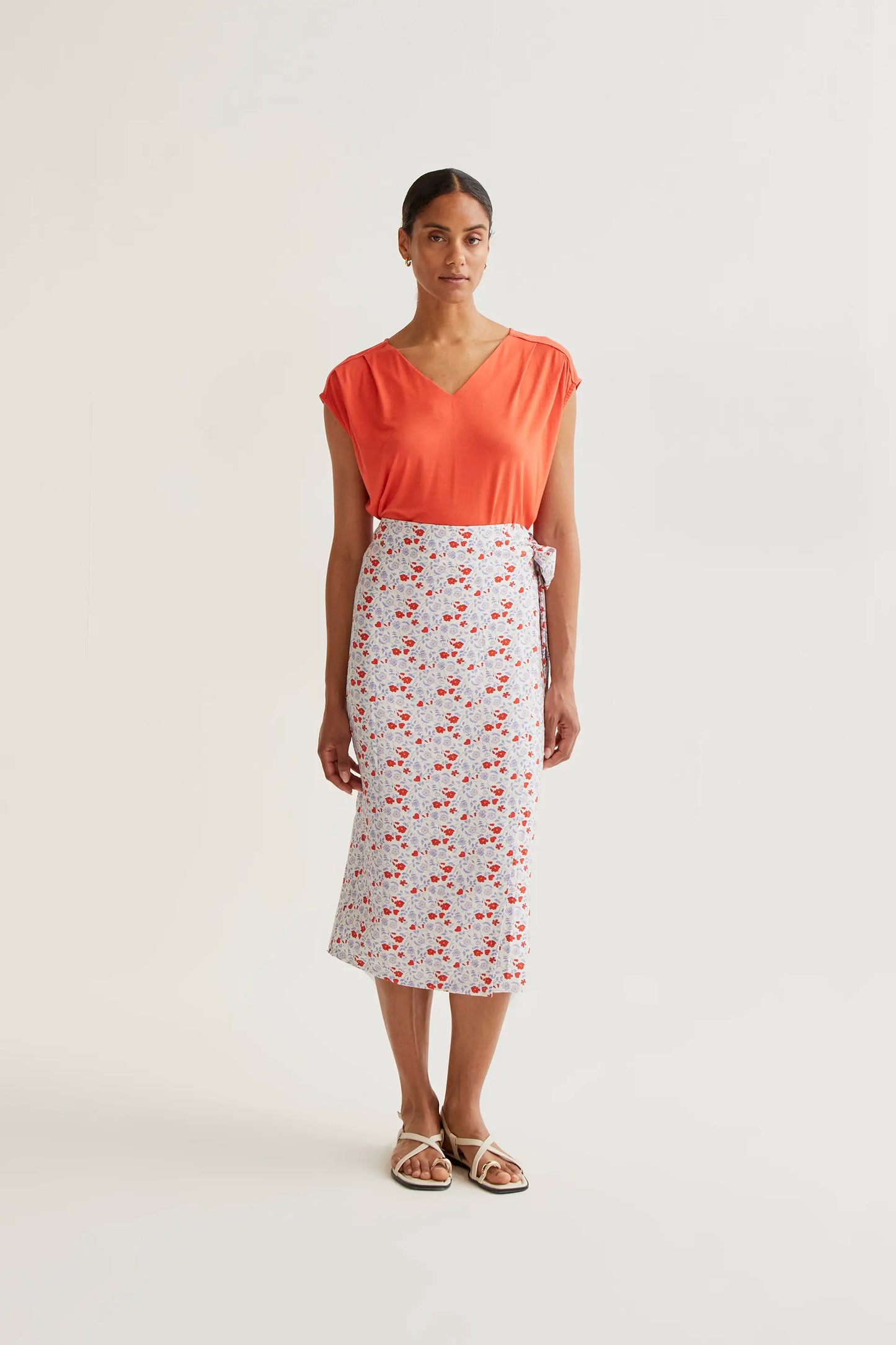 Cute Print Midi Skirt