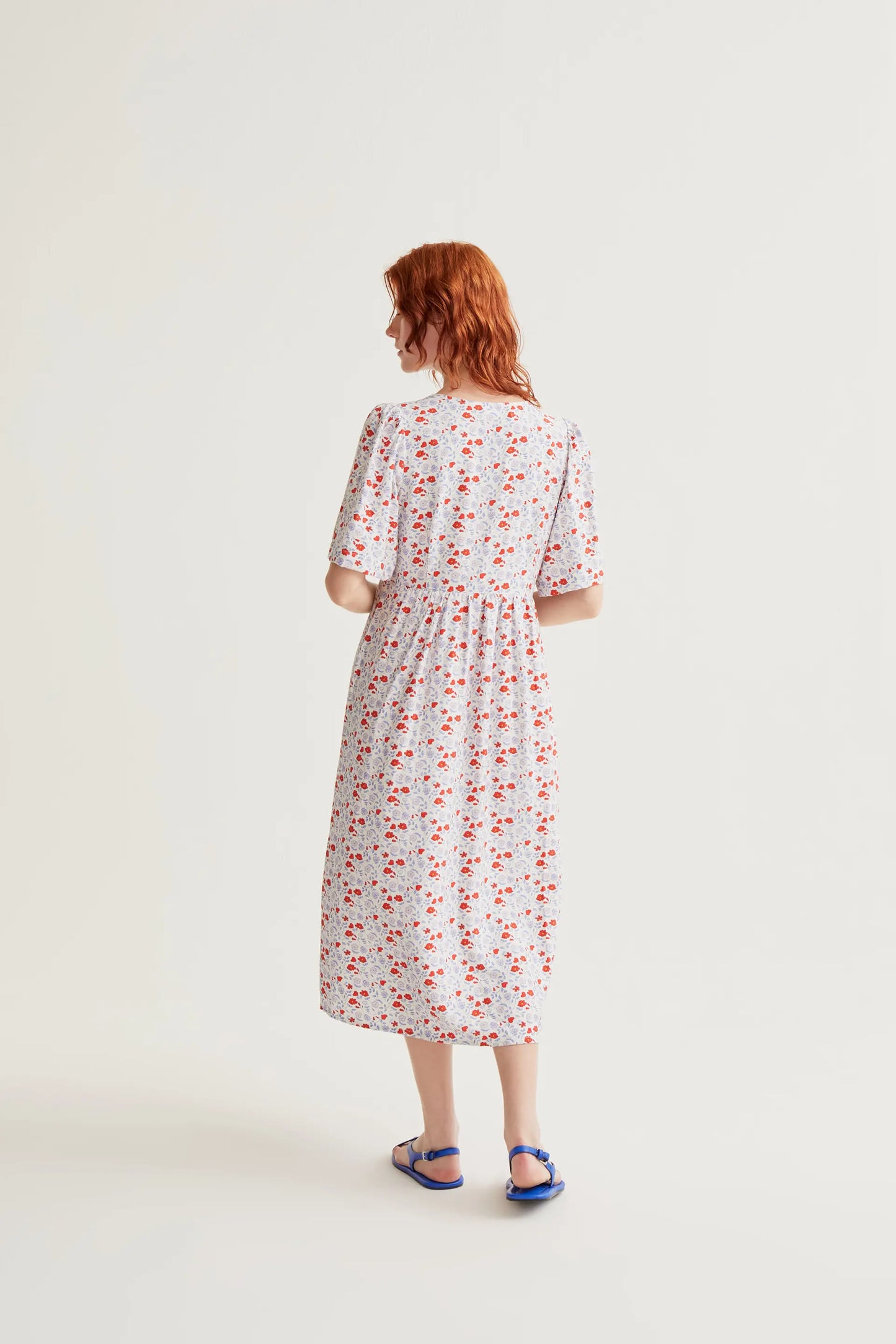 Vestido midi con estampado Cute