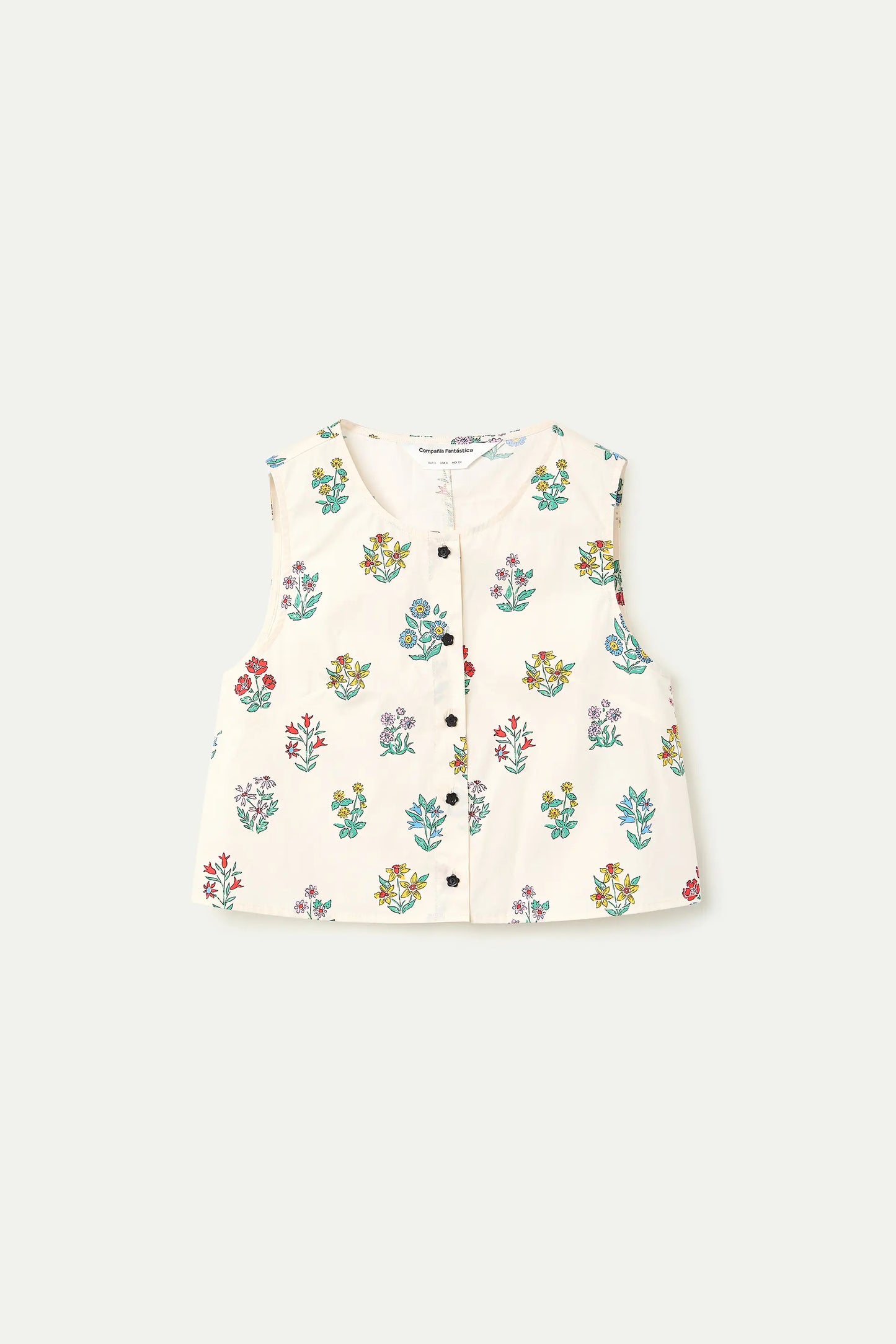 Top con stampa giardiniere