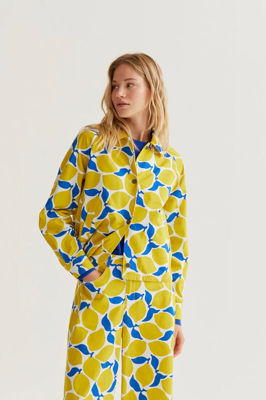Limoncello print jacket