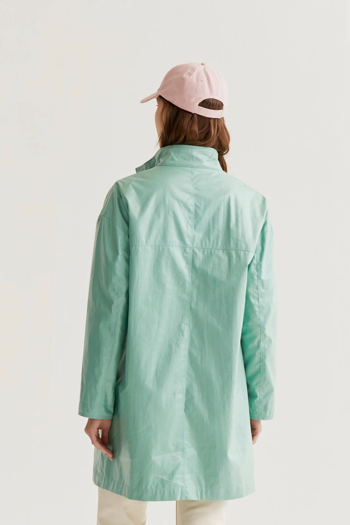 100% cotone gabardine verde