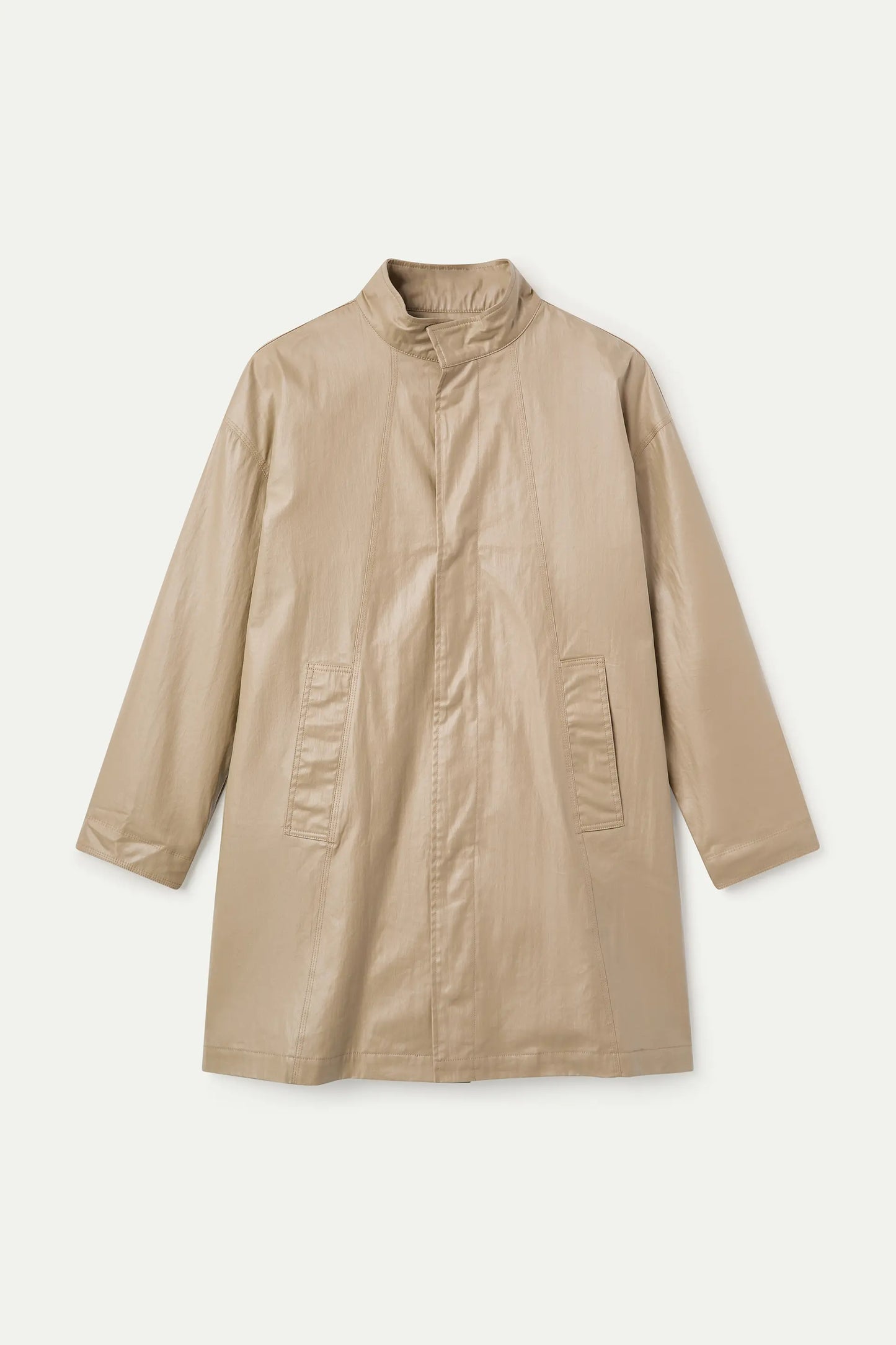 Gabardine di cotone beige 100%