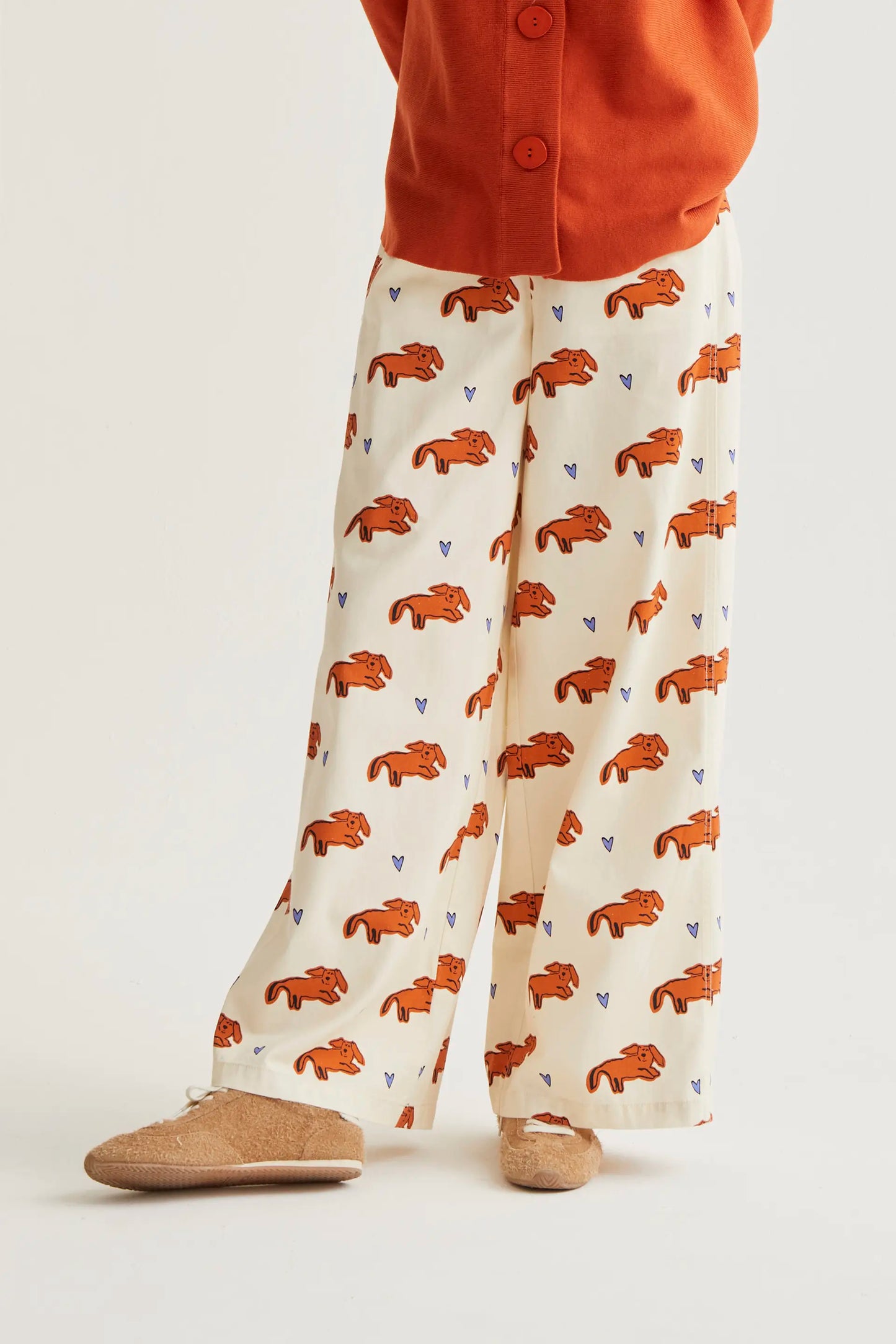 Pantaloni con stampa Tochi