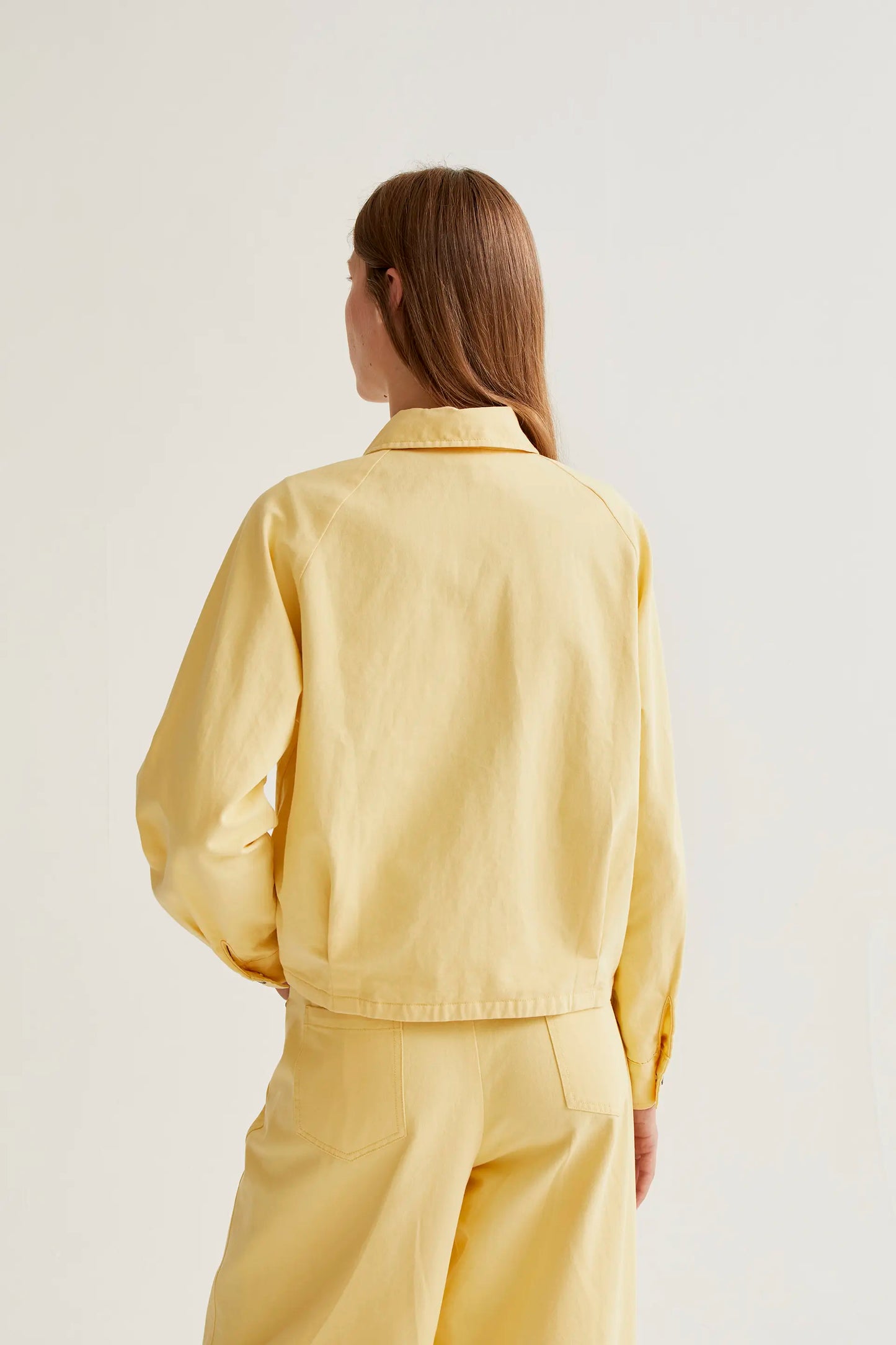 Giacca gialla 100% cotone