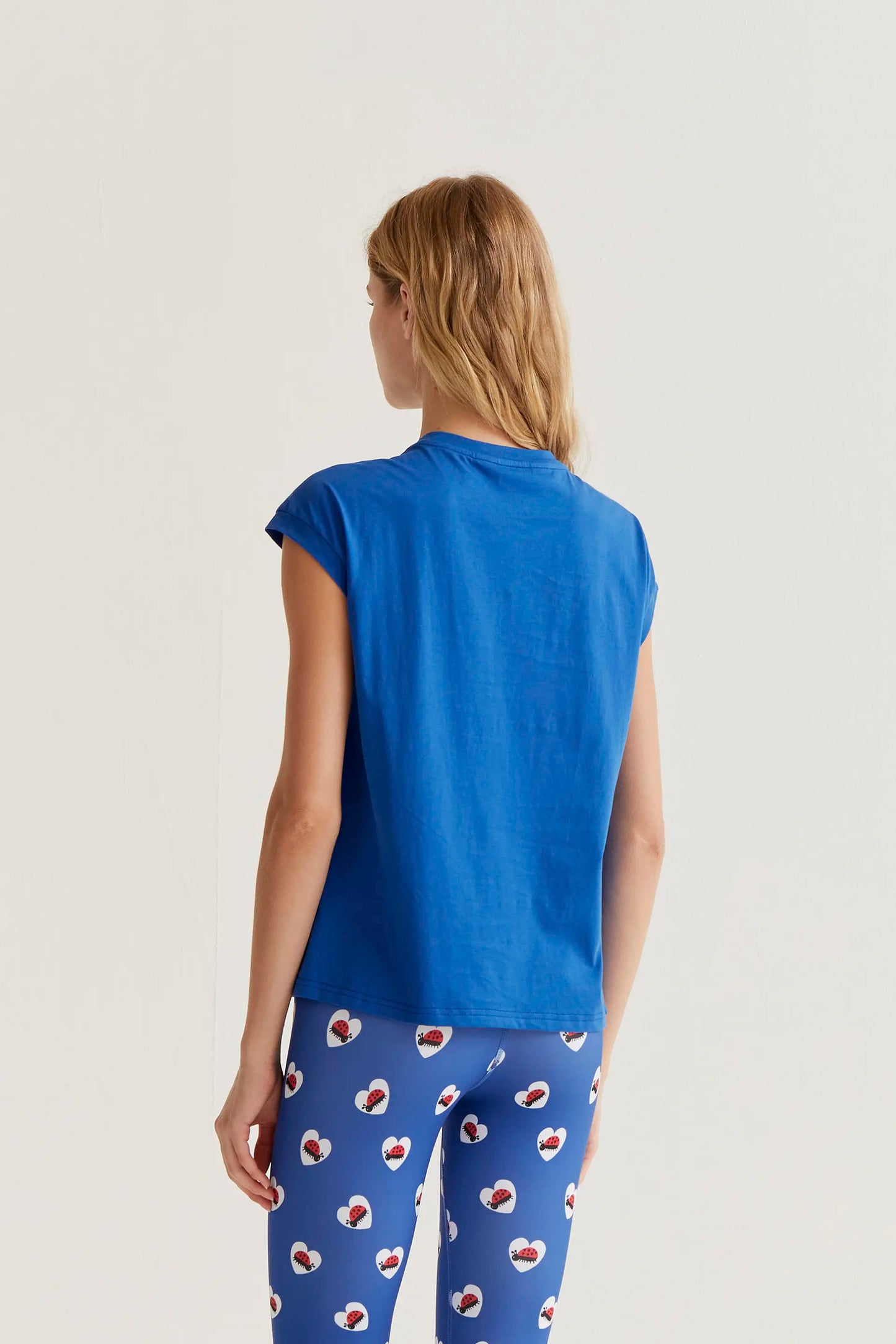 Maglietta blu 100% cotone