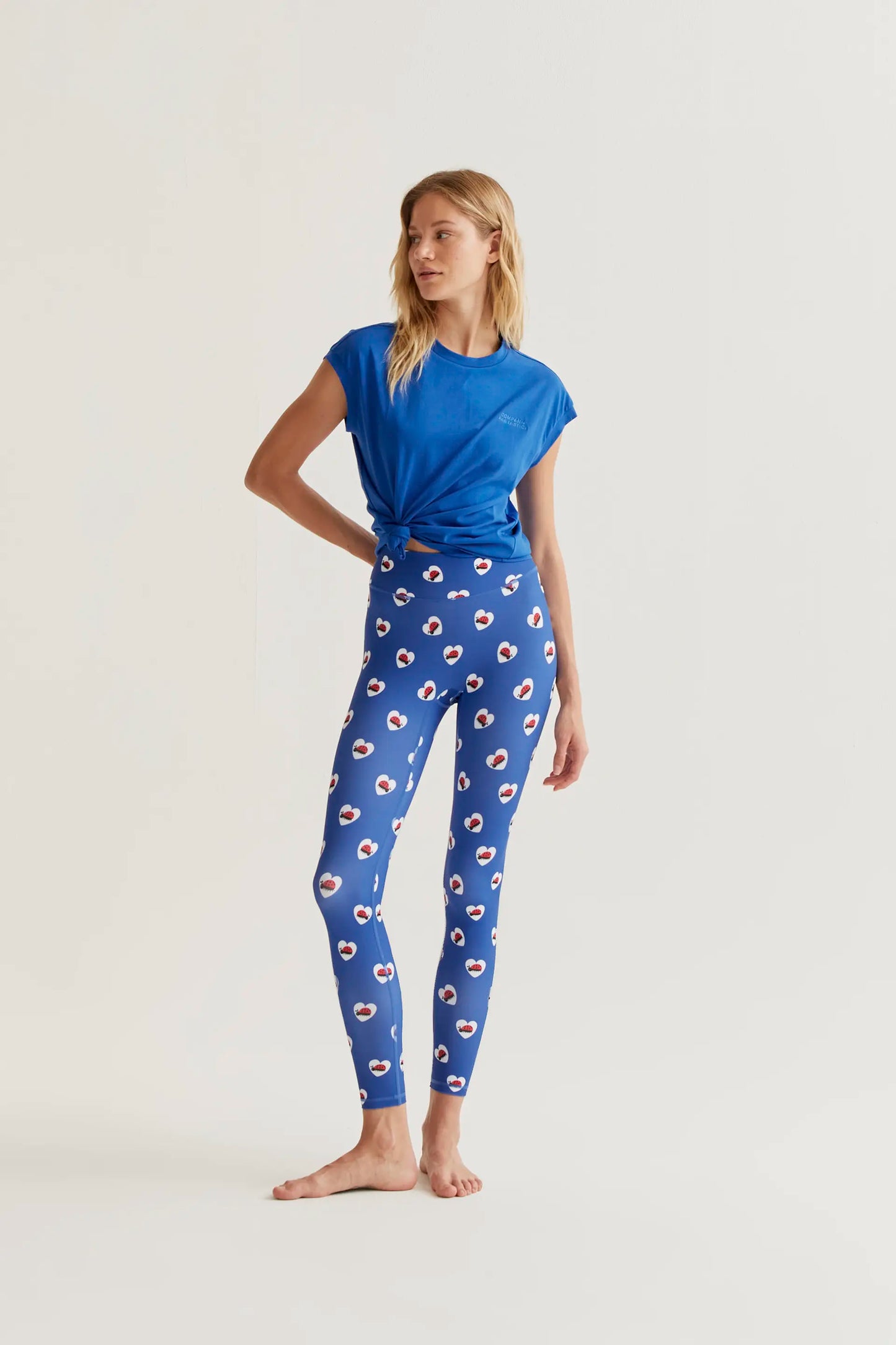 Maglietta blu 100% cotone