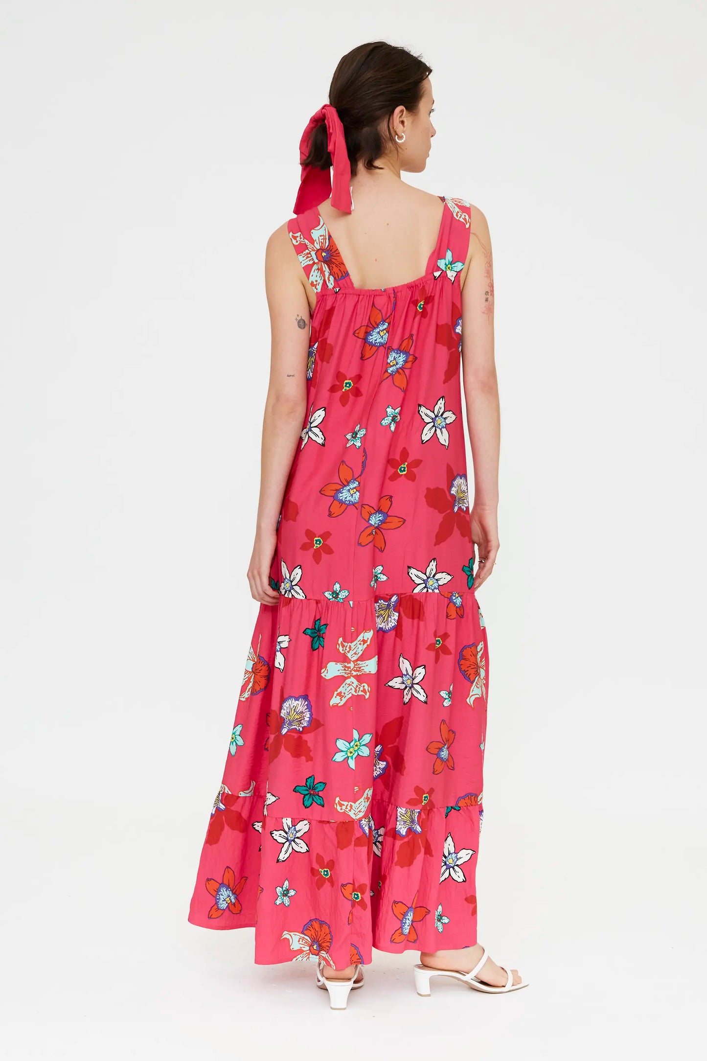 Vestido largo con estampado Vanda