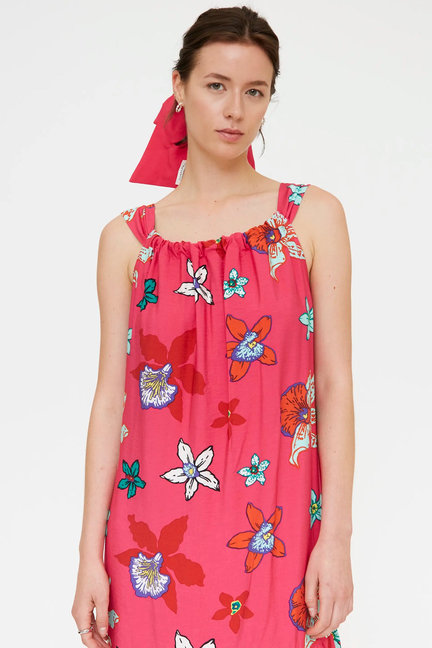 Vestido largo con estampado Vanda