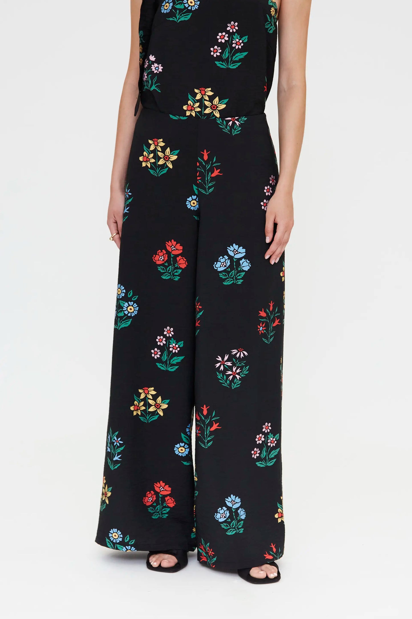 Multicolor Gardener Print Trousers