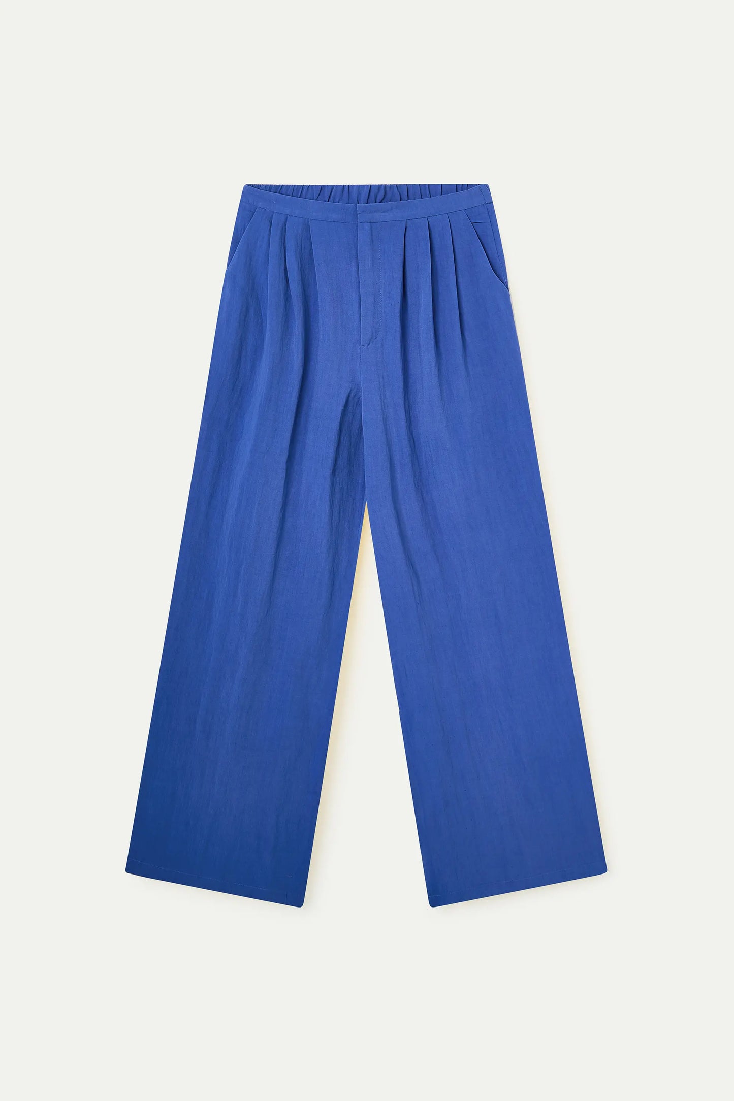 Flowy blue trousers