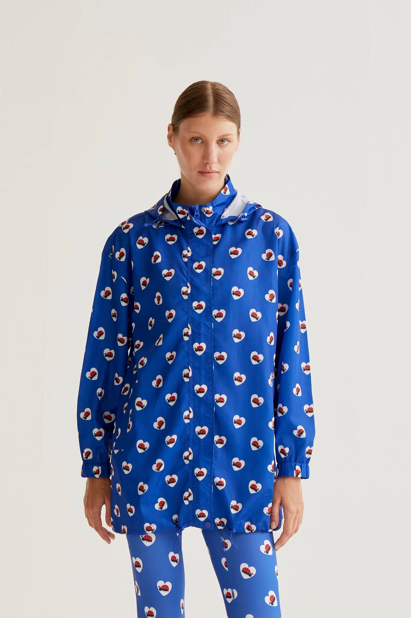 Ladybug print jacket