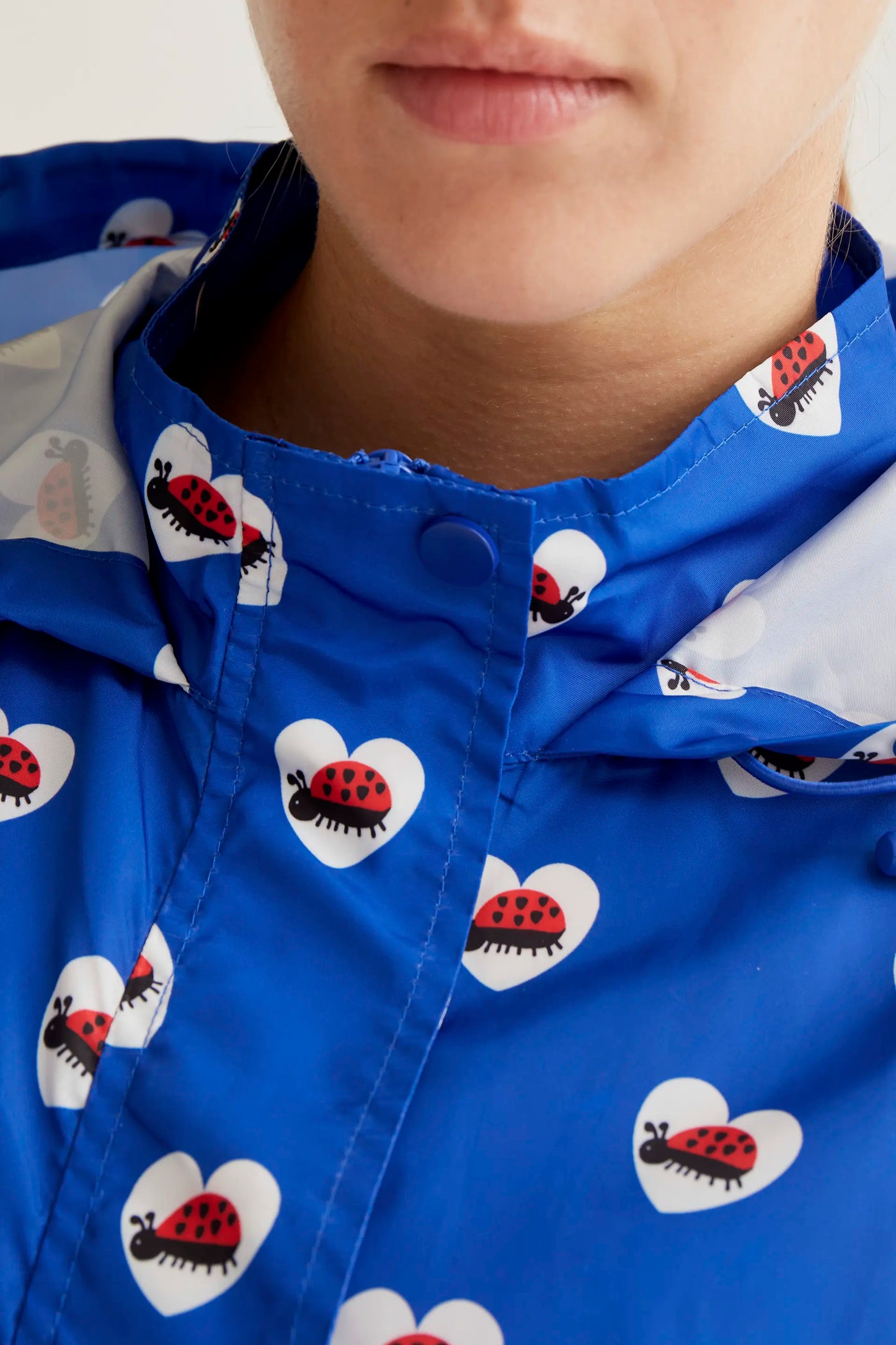 Ladybug print jacket