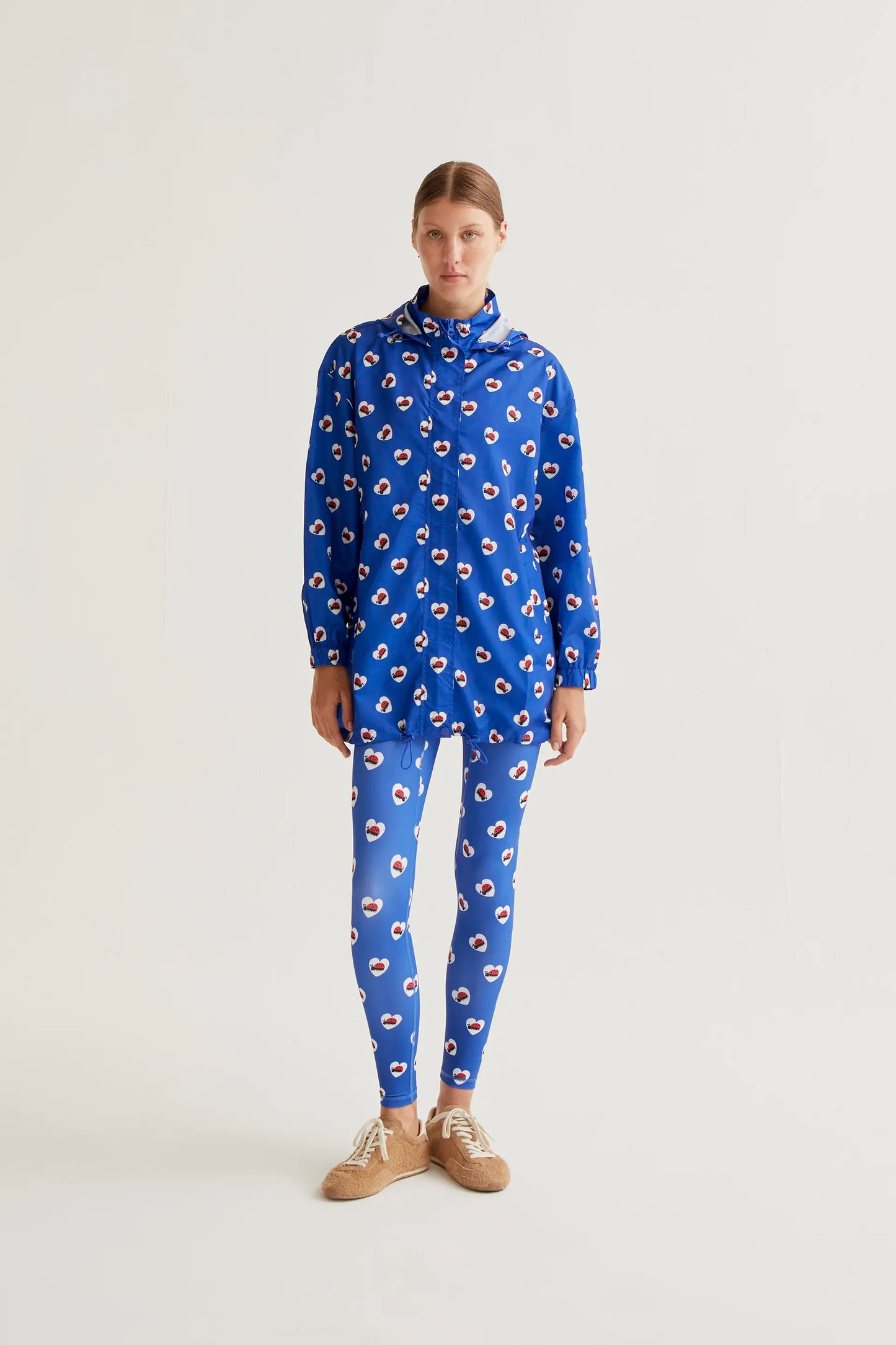 Ladybug print jacket